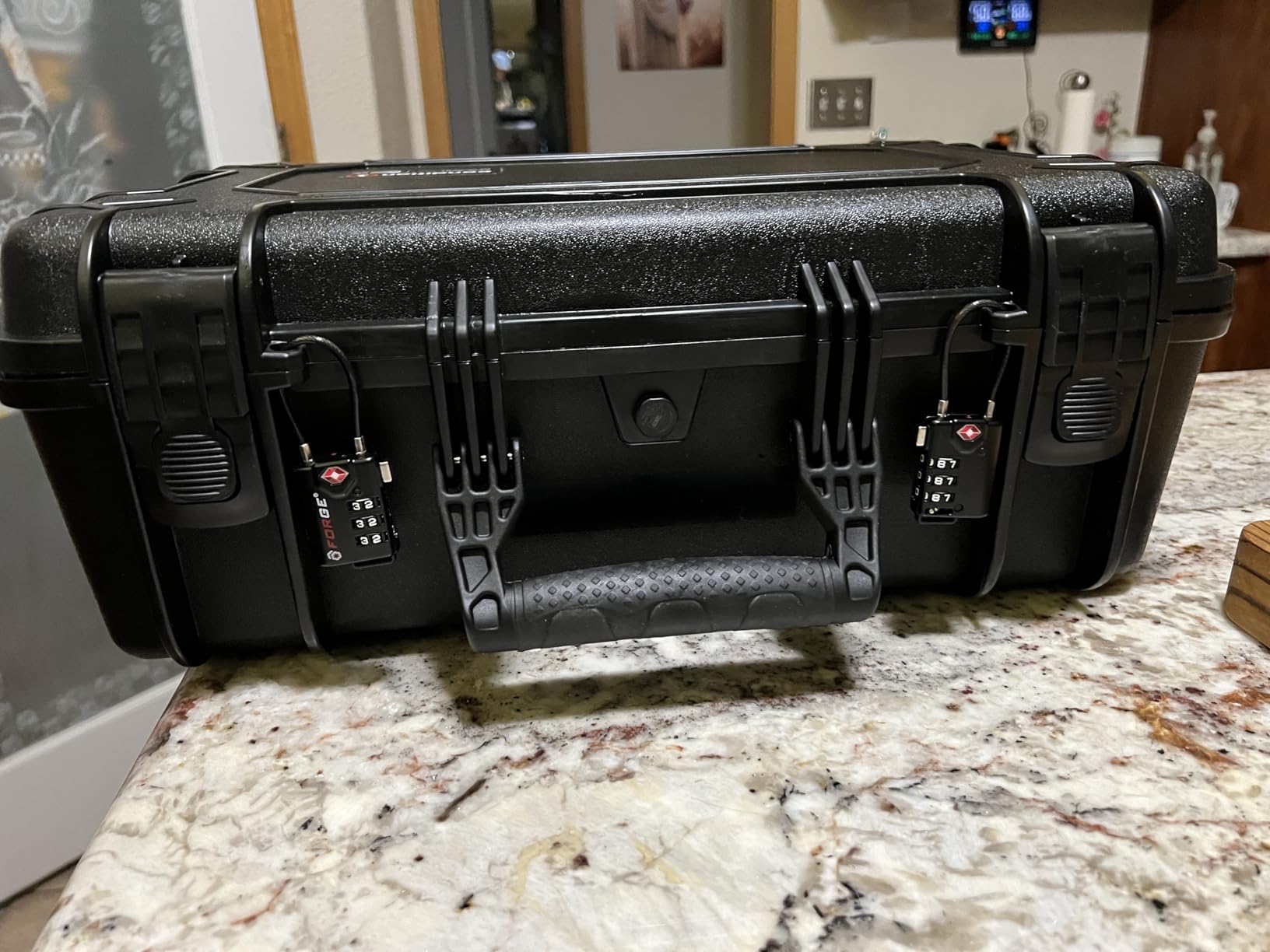 TSA Approved Cable Luggage Locks, Re-settable Combination with Alloy Body, Black 2 Locks. customer photo 1