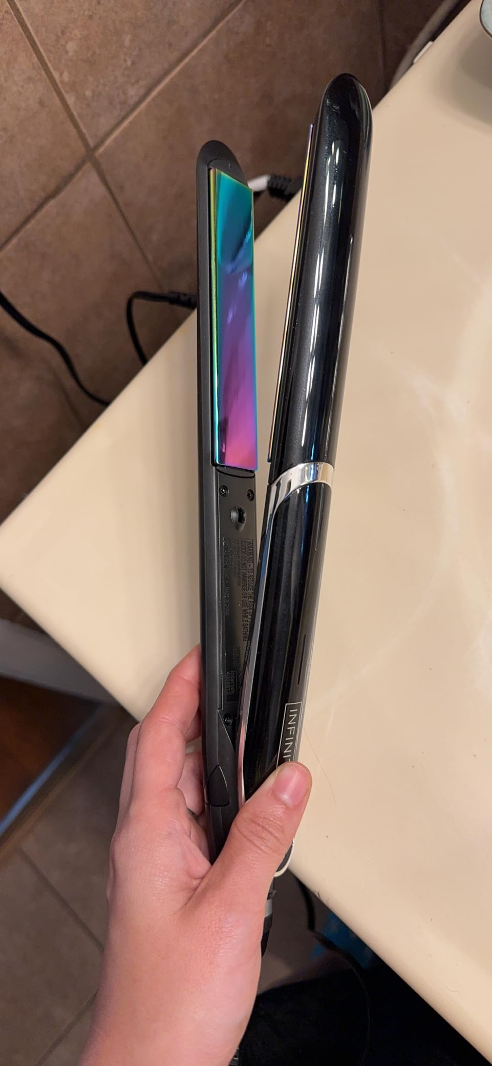 INFINITIPRO BY CONAIR Rainbow Titanium Flat Iron, 1-inch customer photo 1