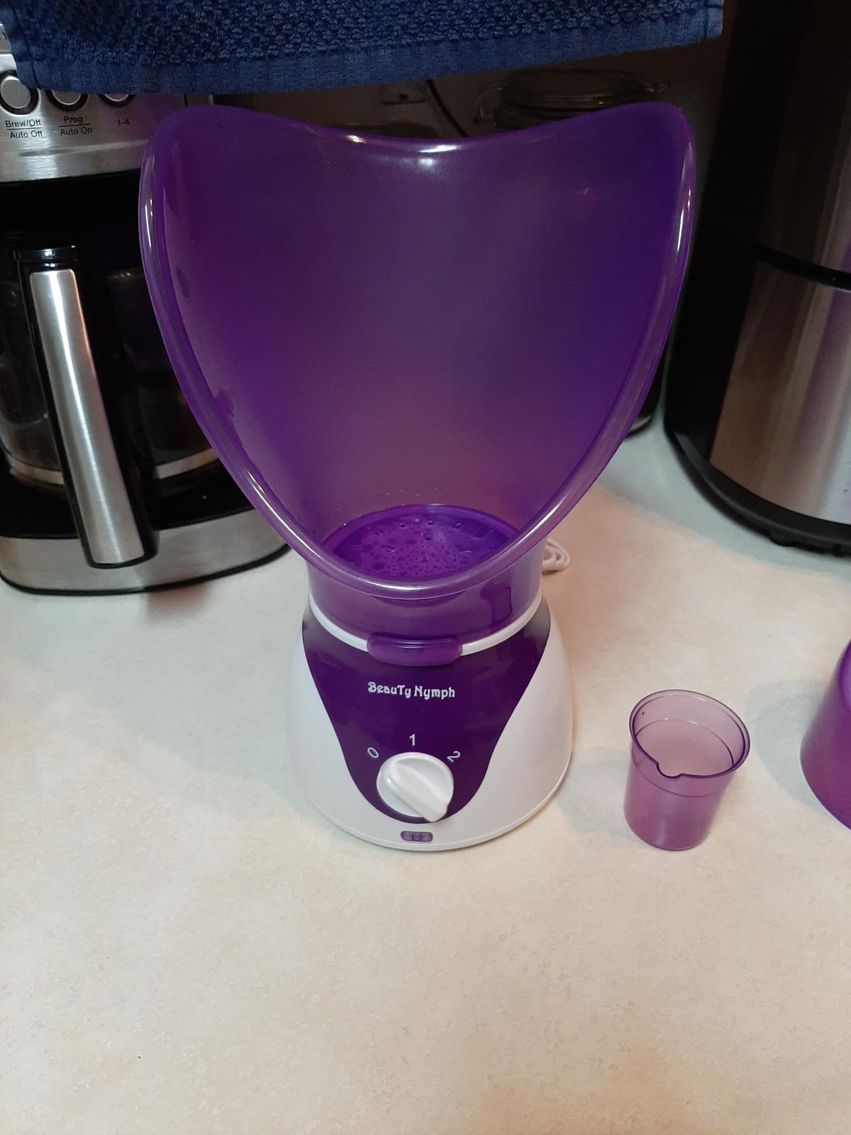 Face Steamer,Beauty Nymph Spa Home Facial Steamer Sauna Pores and Extract Blackheads, Rejuvenate and Hydrate Your Skin for Youthful Complexion- Face Steaming Skincare Deep Cleanse SPA customer photo 2