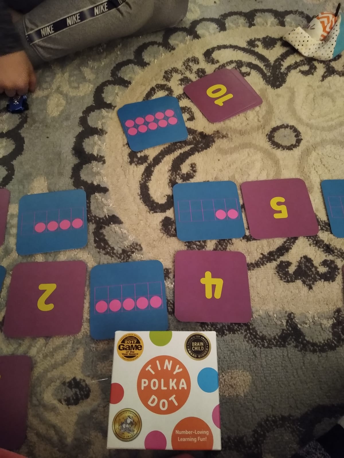 Tiny Polka Dot - the Math-Enriched Card Deck for Kids Ages 3–8 | Includes 16 Games that Playfully Teach Counting, Arithmetic & Logic | Early Math Learning Game for 1-6 Players customer photo 2