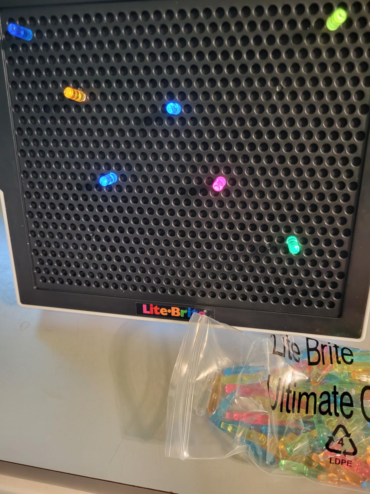 Lite Brite Classic, Favorite Retro Toy - Create Art with Light, STEM, Educational Learning, Holiday, Birthday, Gift, Boys, Kid, Toddler, Girls Age 4+ customer photo 1