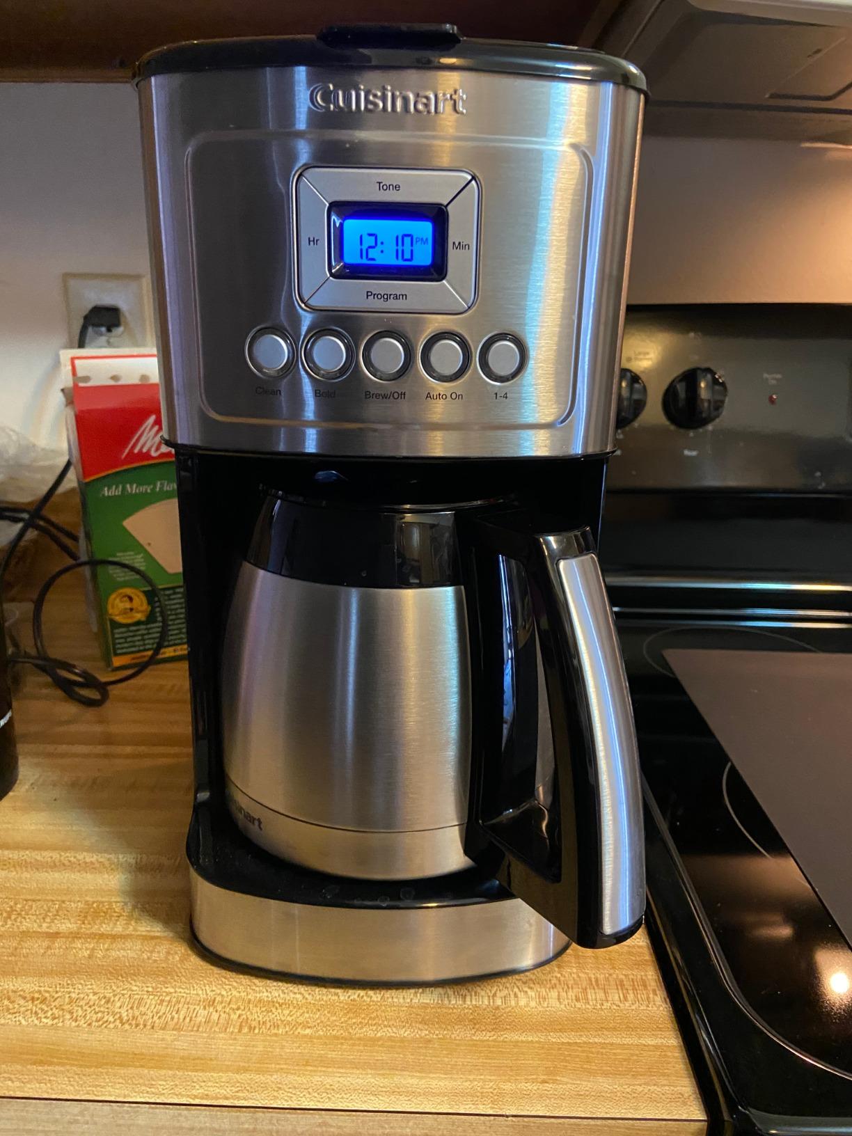 Cuisinart DCC-3400NAS 12-Cup Programmable PerfecTemp Thermal Carafe Coffee Maker, Stainless Steel customer photo 2