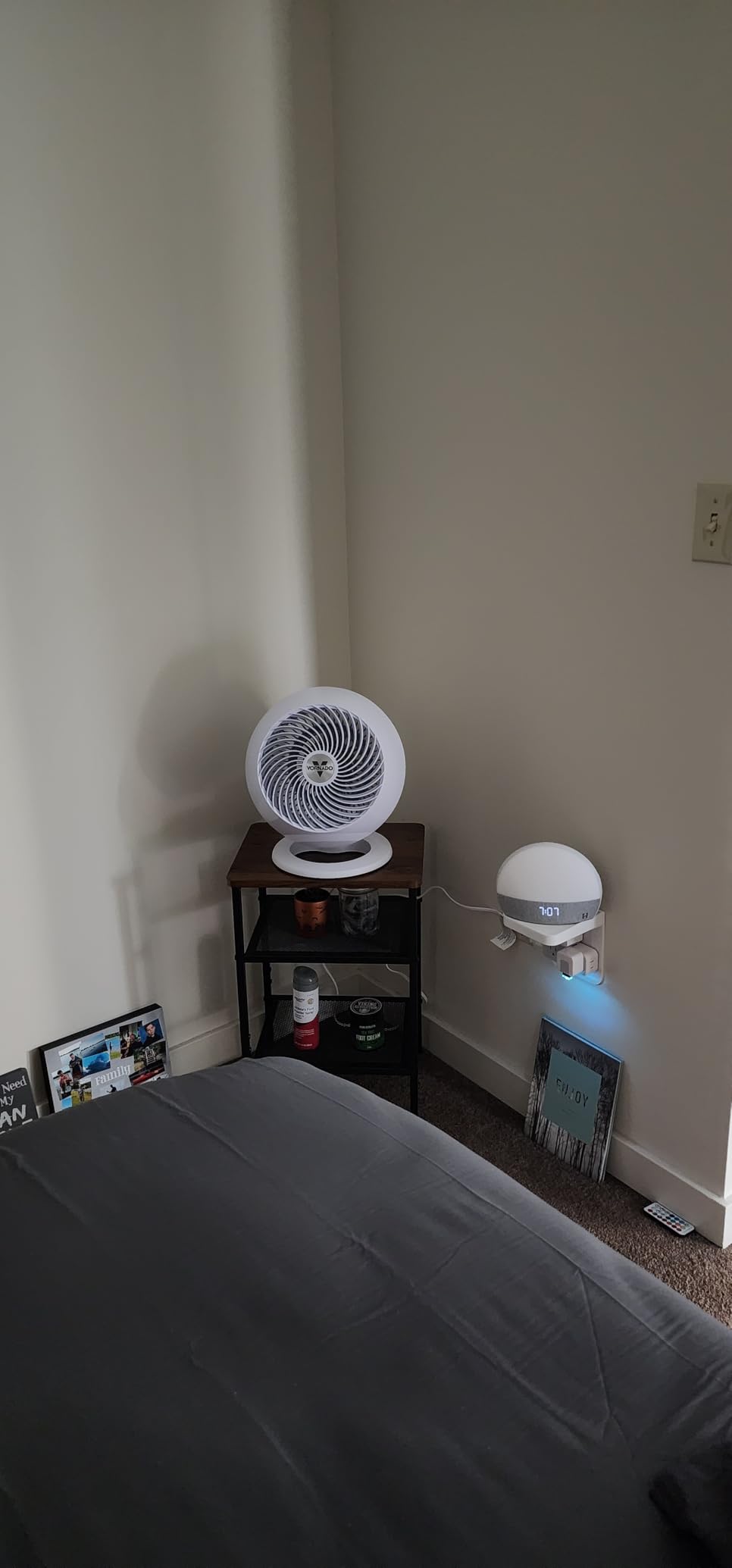 Vornado 560 Medium Air Circulator Floor Fan, 4-Speed, Quiet Fan for Bedroom, Office, Dorm Room, with Chrome Glide Bar Adjustable Tilt customer photo 1