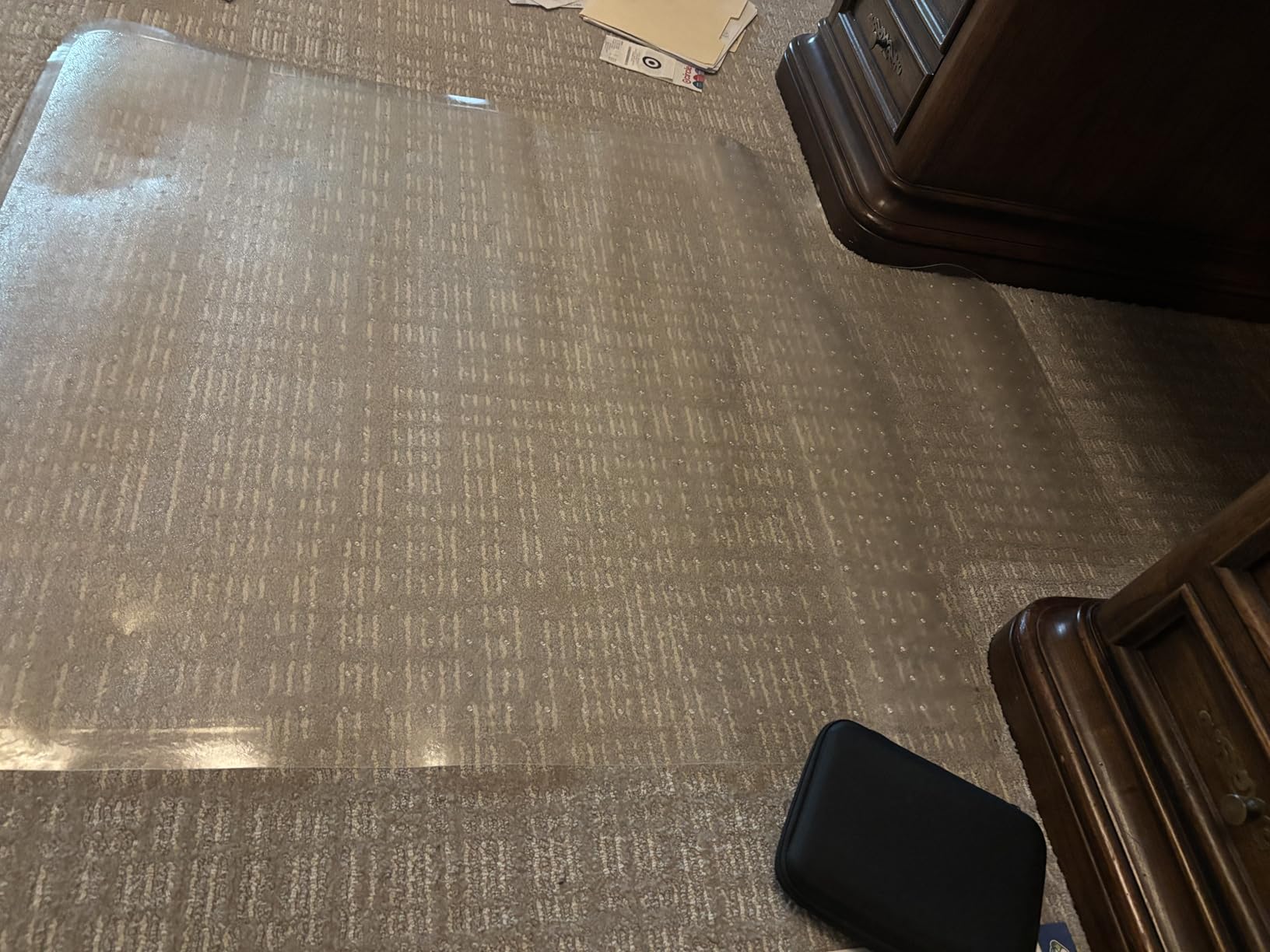 HON Office Chair Mat for Carpet, Heavy Duty, Clear Desk Mat, 36 x 48 in customer photo 1