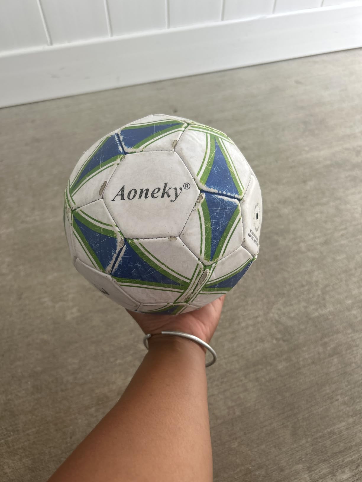 Aoneky Soccer Ball with Pump customer photo 2