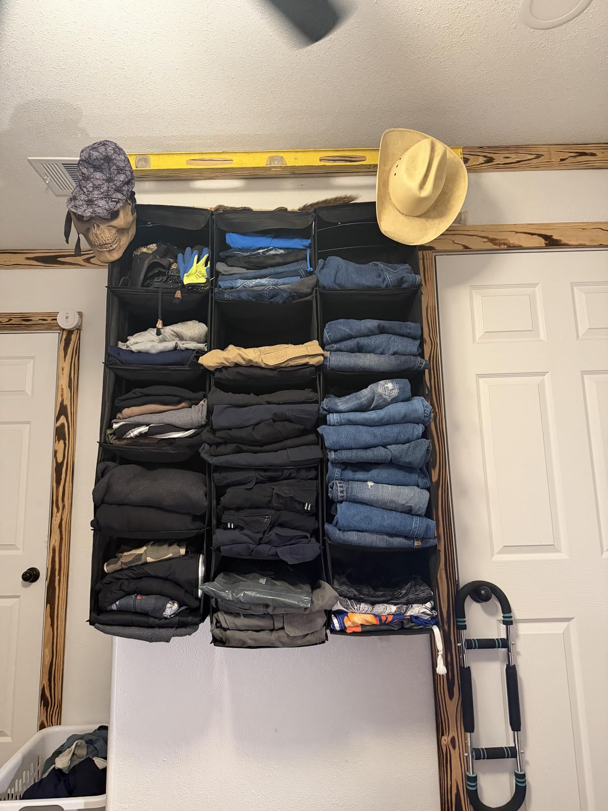 Simple Houseware 5 Shelf Hanging Closet Organizer, Gray customer photo 1