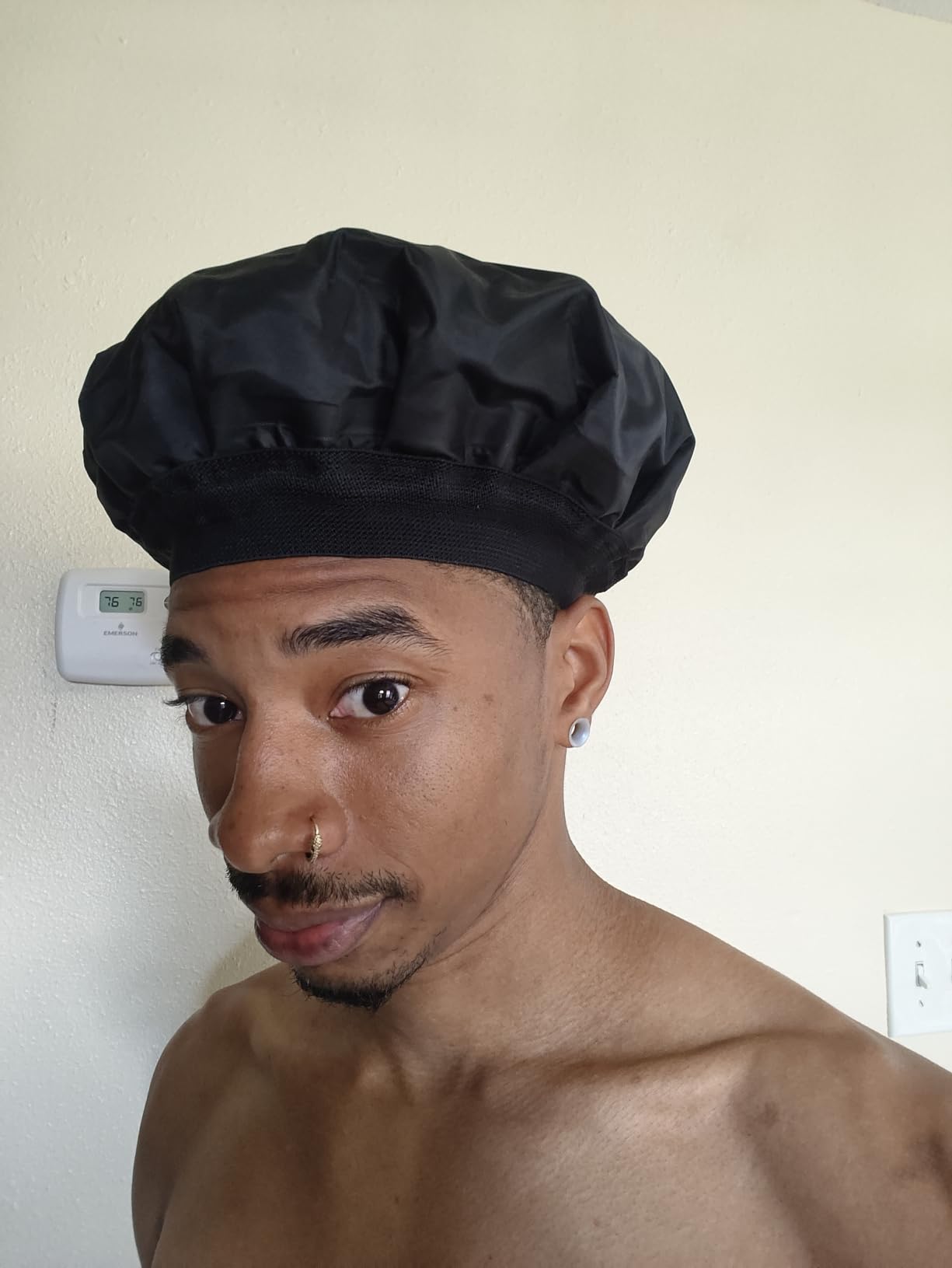 Tifara Beauty Deep Conditioning Cordless Heat Cap for Spa Care at Home, Gel Thermal Technology for Scalp Treatment, Natrual Hair Steamer Gel Cap, Black customer photo 1