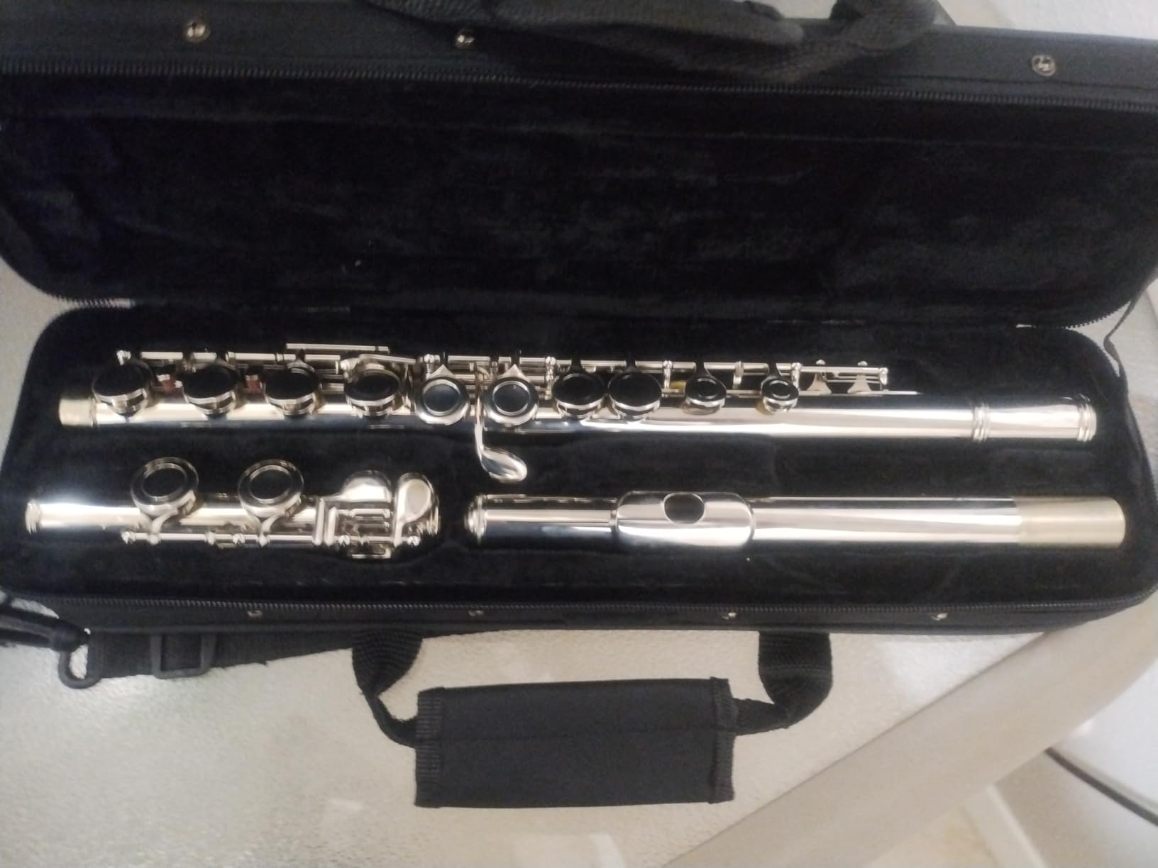 Mendini by Cecilio 16 Keys Closed Hole C Flute Kit for Beginners - Nickel customer photo 2