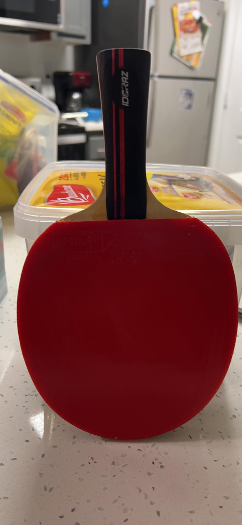 Professional Ping Pong Paddle with ITTF Rubber and Carrying Case customer photo 1
