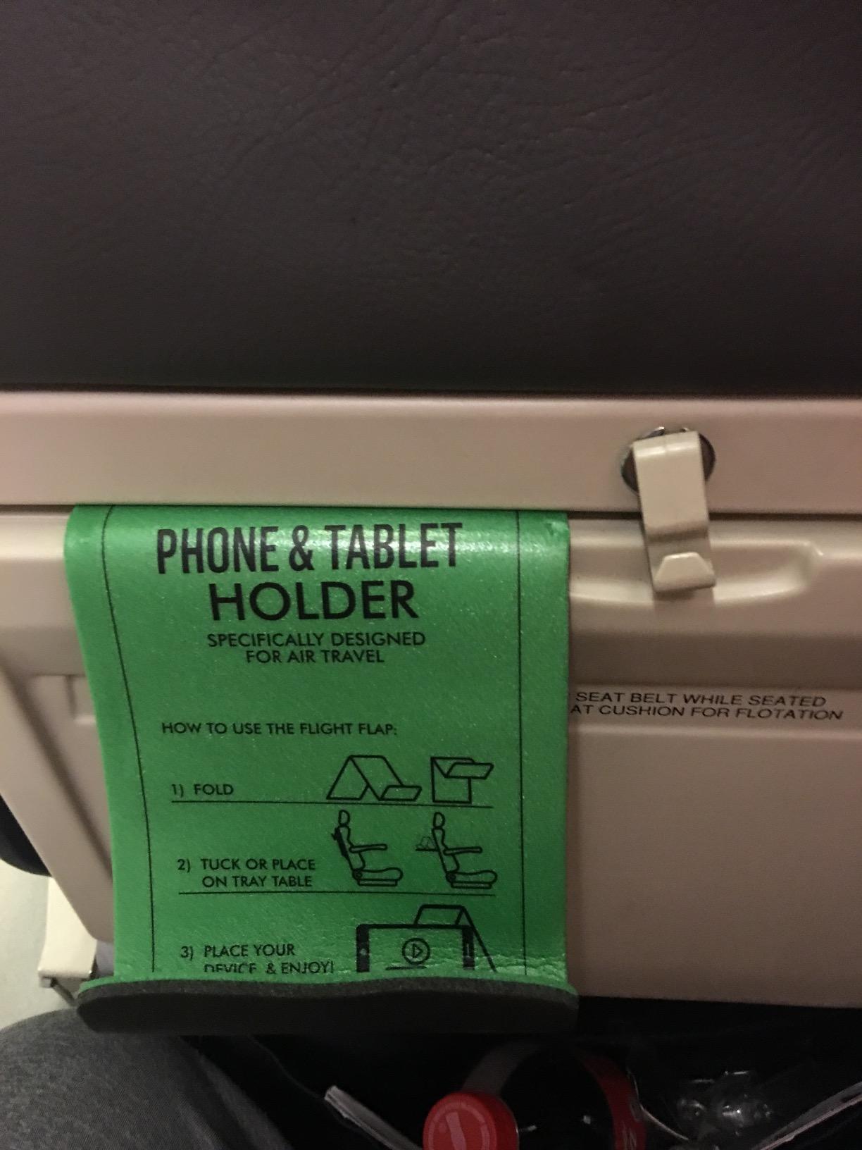Flight Flap - Foldable Airplane Phone Holder, Travel Phone Stand, Green customer photo 1