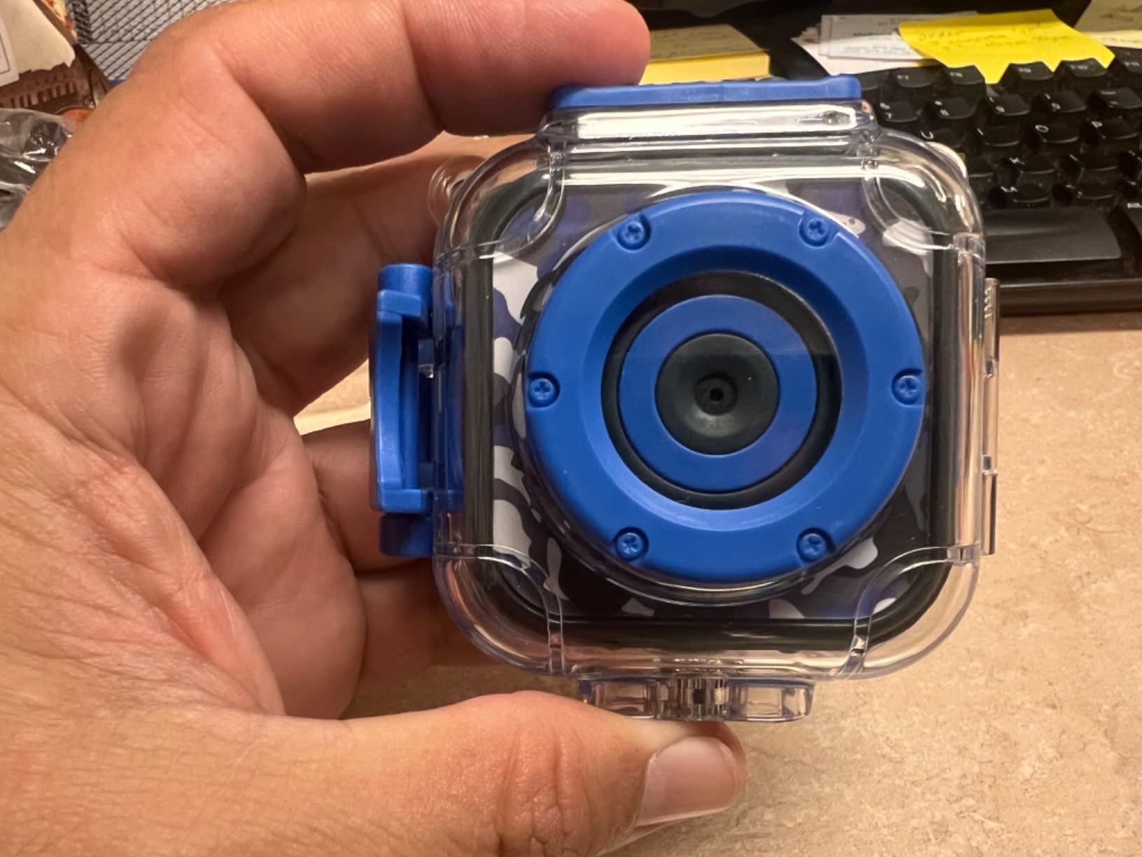 Underwater Camera for Kids 3-12 - Boys Digital Camera Pool Toy + 32GB Card | 1080P Waterproof Video Camera for Birthday Christmas Gift, Mount for Bike, Diving, Swimming, Riding, Skateboarding - PROGRACE customer photo 1