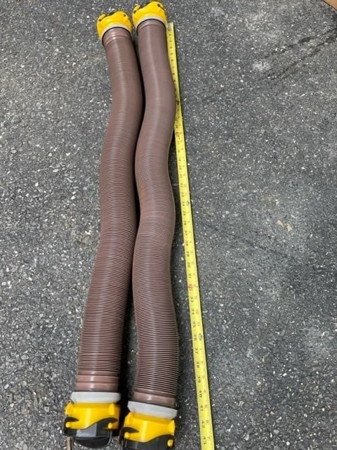 Camco Revolution 10-Foot Camper/RV Sewer Hose Kit - Features Pre-Attached 360-Degree Rotating Fittings - Includes Wire Guards (39639) customer photo 1