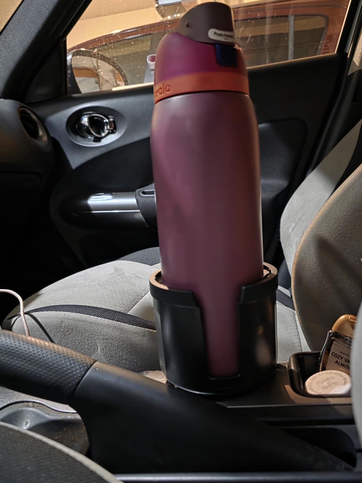 Swigzy Car Cup Holder Expander, Water Bottle Adapter Extender Insert, Black customer photo 1