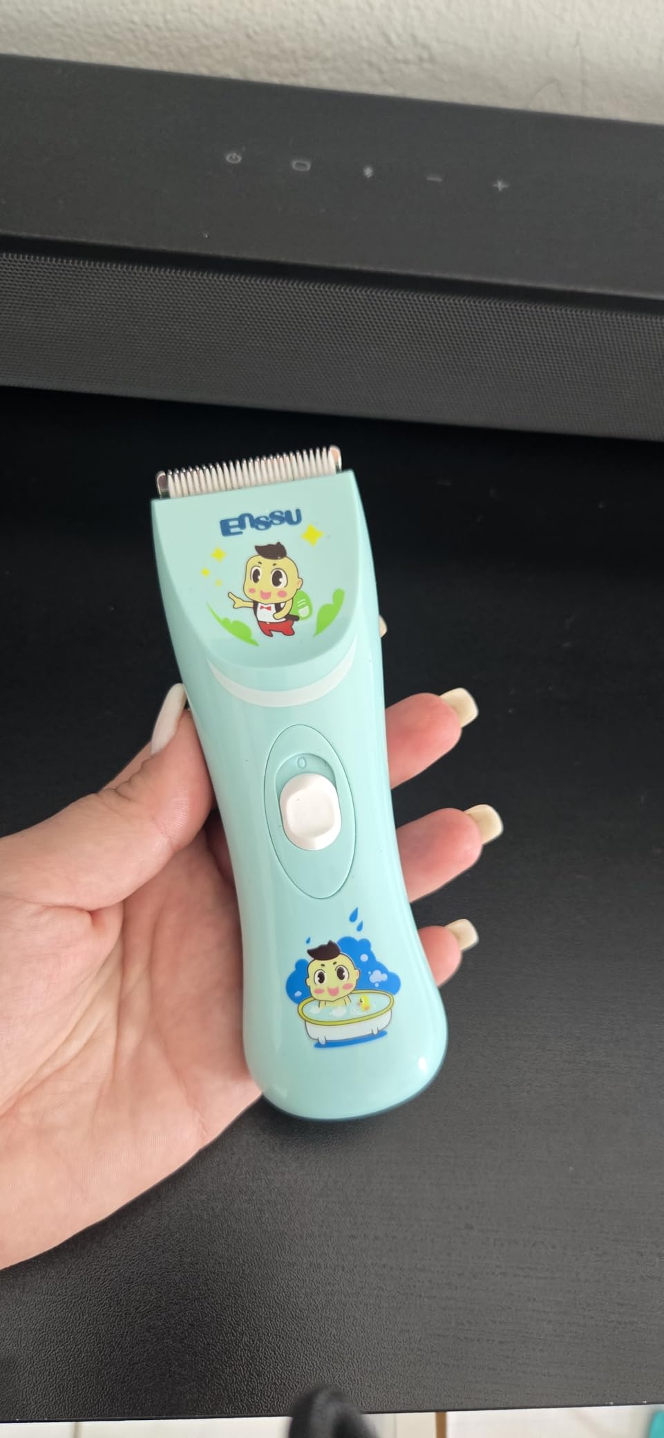 ENSSU Baby Hair Clippers Lower Noise Hair Clippers for Kids/Children customer photo 1