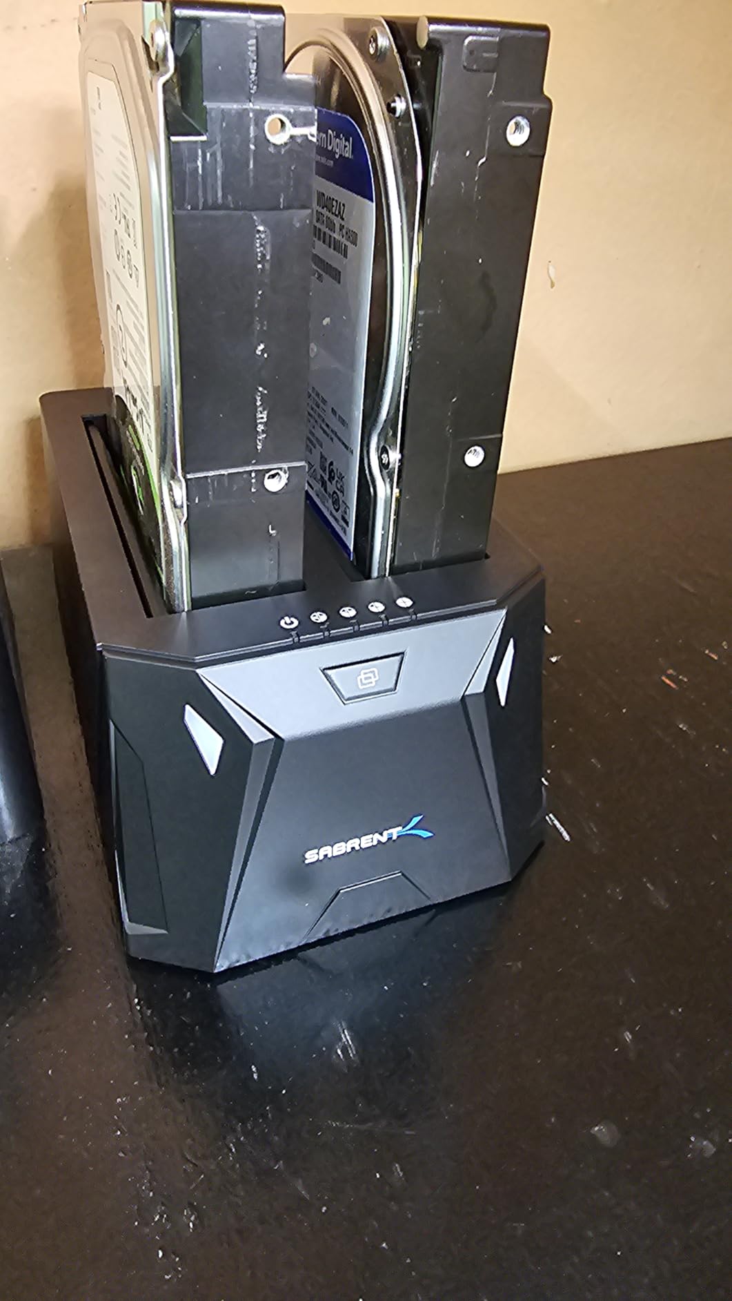 SABRENT USB 3.0 Dual Bay Hard Drive Docking Station & Cloner (EC-HD2B) customer photo 2