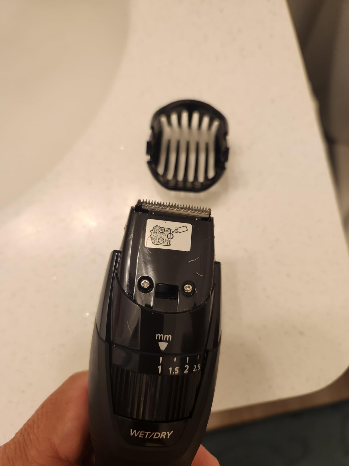 Panasonic Beard Trimmer for Men, Wet/Dry Facial Hair Trimmer with 19 Length customer photo 2