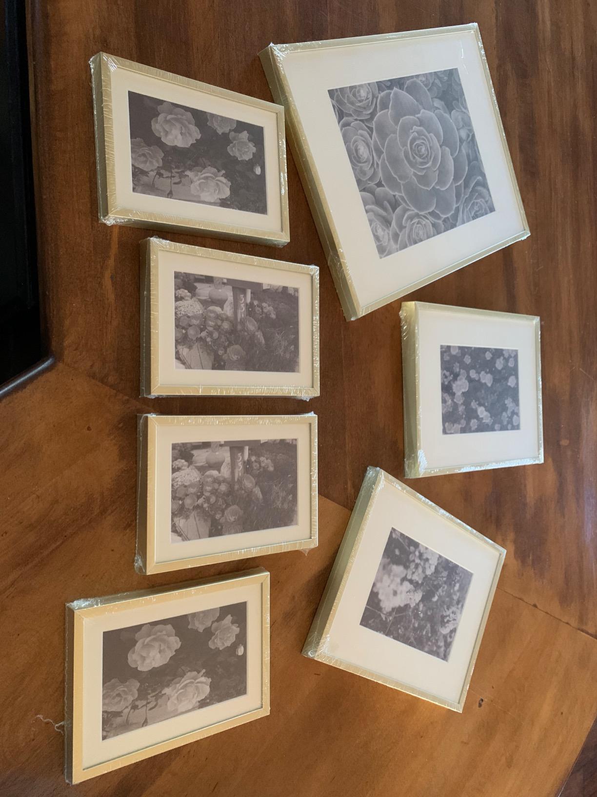 Golden State Art 7 Pack Gold Aluminum Frame with White Mat, Real Glass customer photo 1