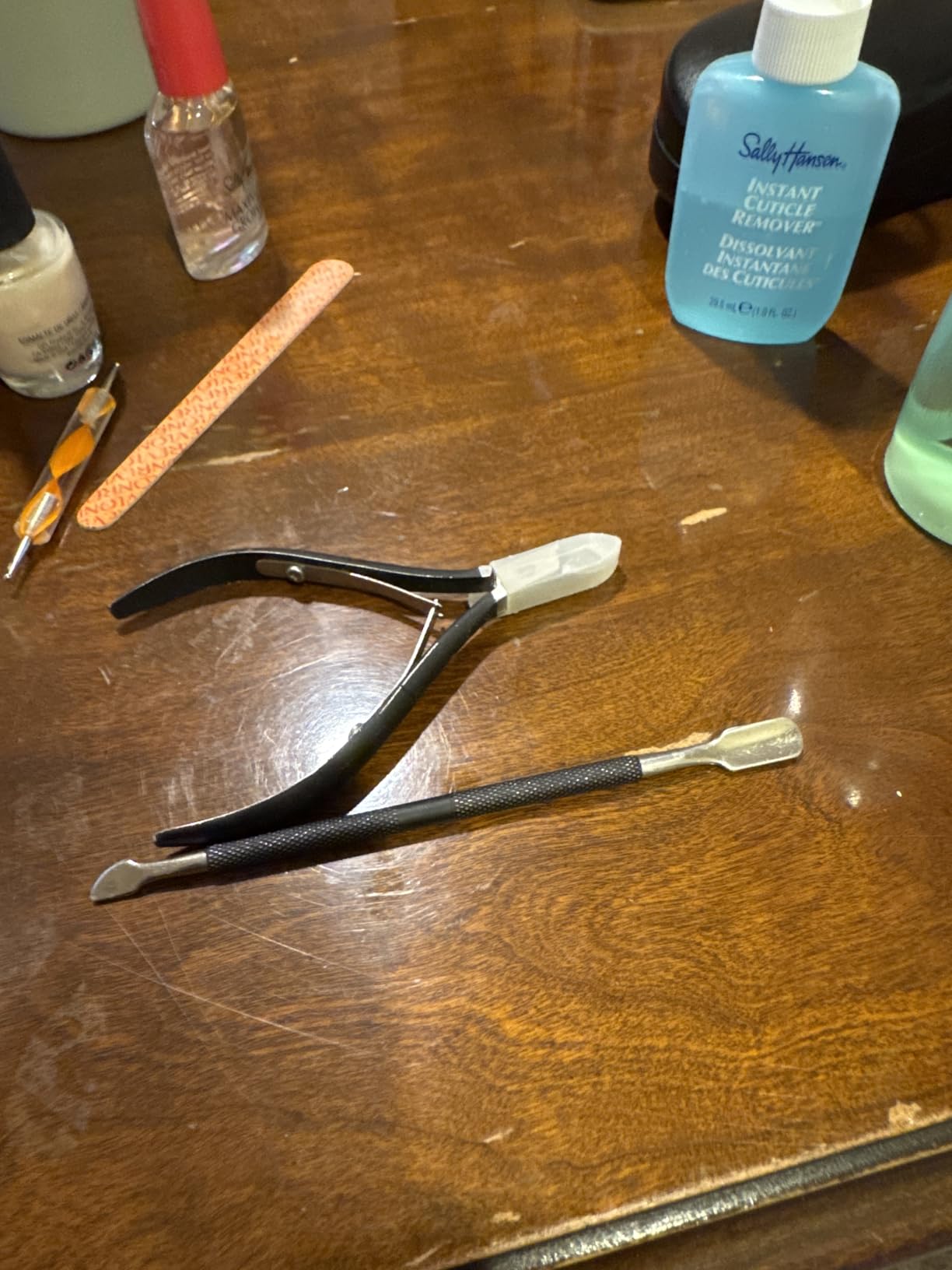 Ejiubas Cuticle Trimmer with Cuticle Pusher, Sharp Efficient Cutting, Black customer photo 1