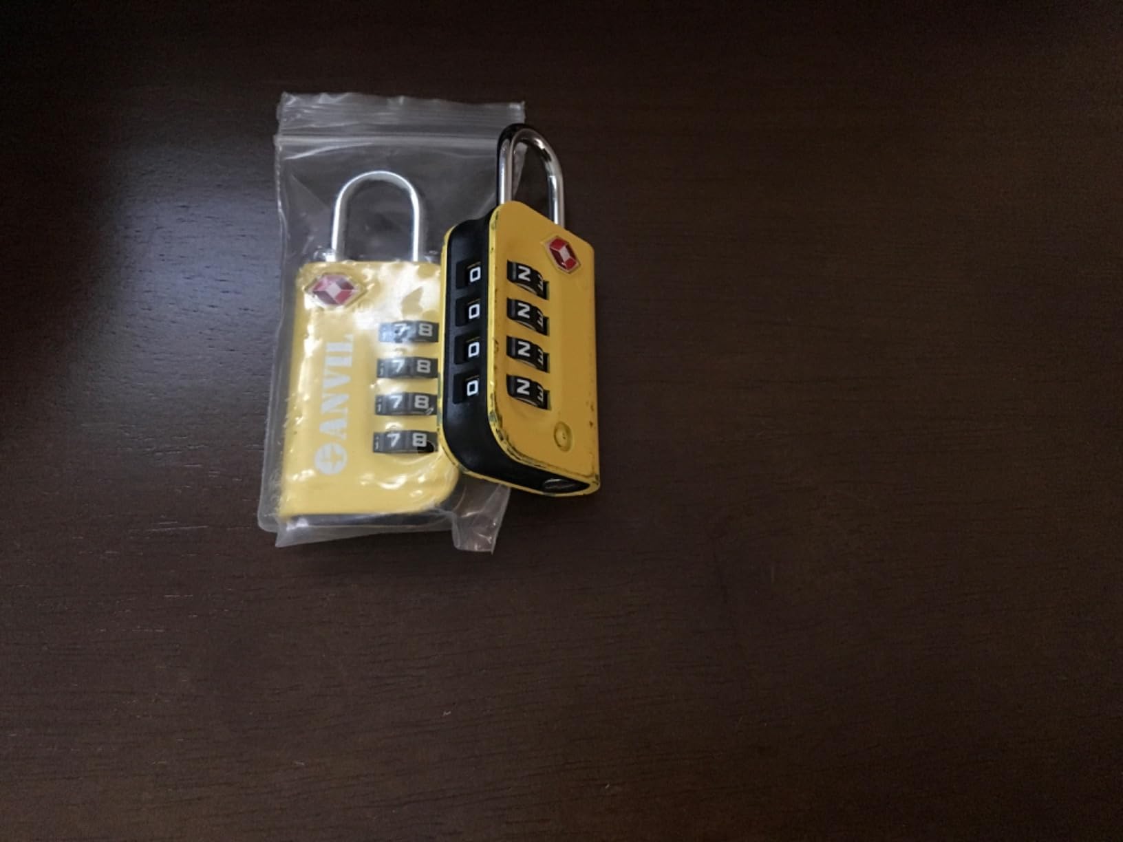 ANVIL TSA Approved Luggage Lock - 4 Digit Combination, 10,000 Combinations, Easy-Read Password Window, Travel Lock for Suitcases, Backpacks, Gym & Student Lockers, Baggage customer photo 1