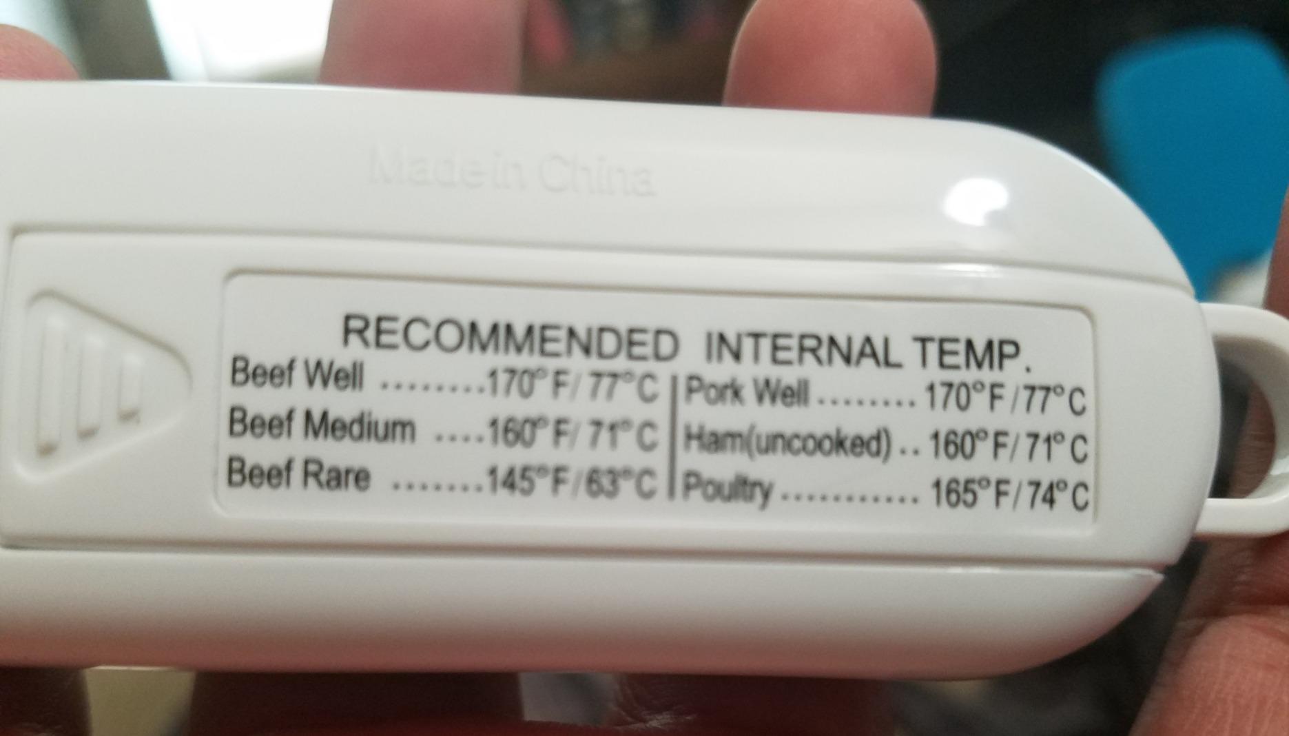 TempPro TempSwift 0.5 Sec Instant Read Meat Thermometer Digital | Cooking Thermometer with Backlit Display, Pop-Up Meat Probe, Food Thermometer for Grill BBQ Smoker Fry Candy, NSF Certified customer photo 2