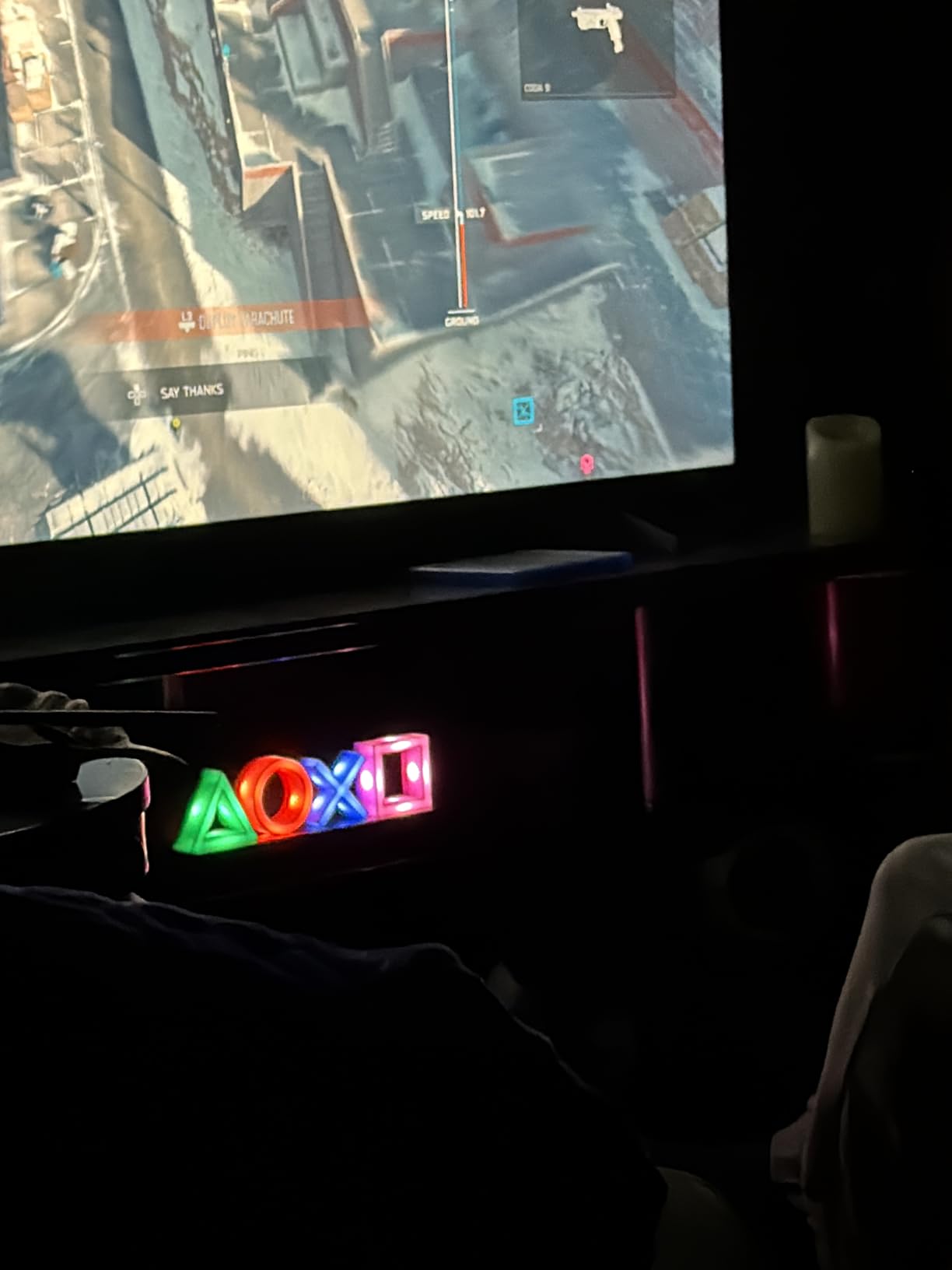 Paladone Playstation Controller Icons Light with 3 Light Modes - Sound Reactive, Dynamic Phasing, and Standard Mode - Gaming Desk Accessories and Game Room Decor customer photo 2