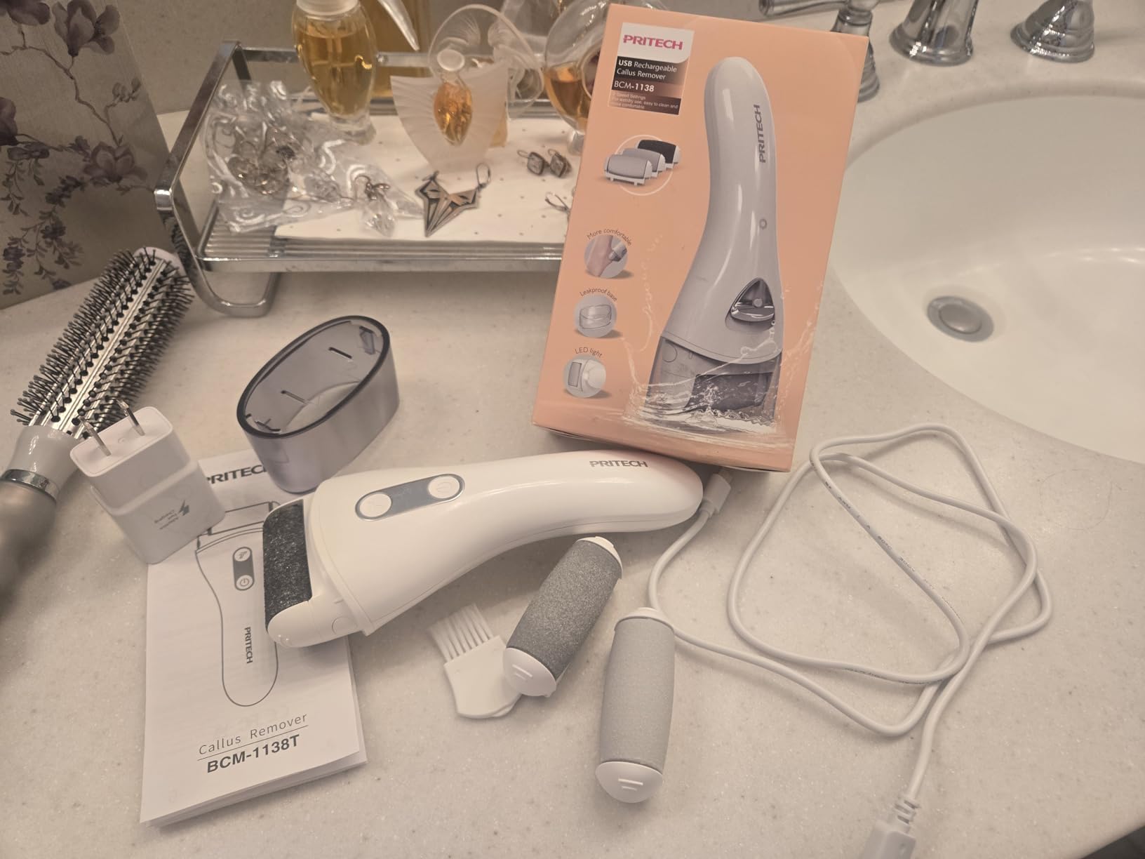 Electric Foot Callus Remover, Rechargeable Foot File for Dead Skin Care customer photo 2