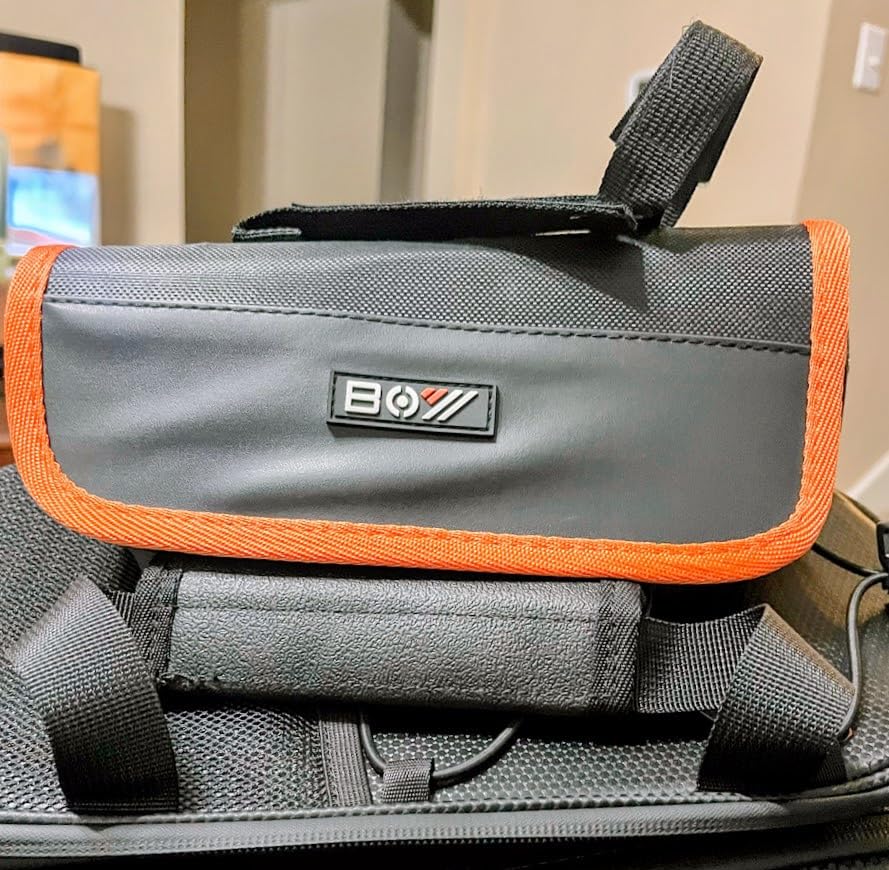 Bicycle Repair Bag With Tire Pump, Portable Tool Kit for Camping Travel - Bike Glueless Patches, Maintenance Essentials All in One Safety Kit customer photo 1