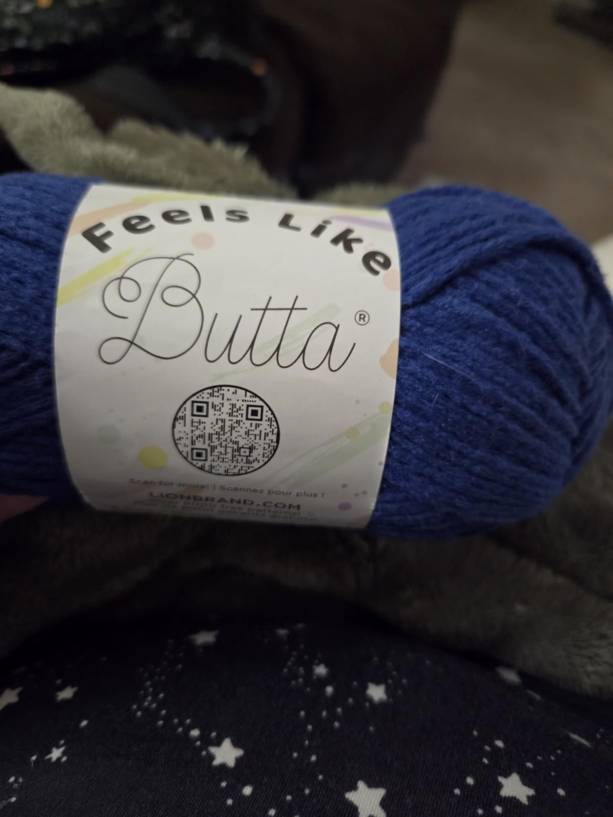 Lion Brand Yarn Feels Like Butta Yarn, Velvety-Soft Yarn for Crocheting and Knitting, 1 Pack, Dusty Pink customer photo 2