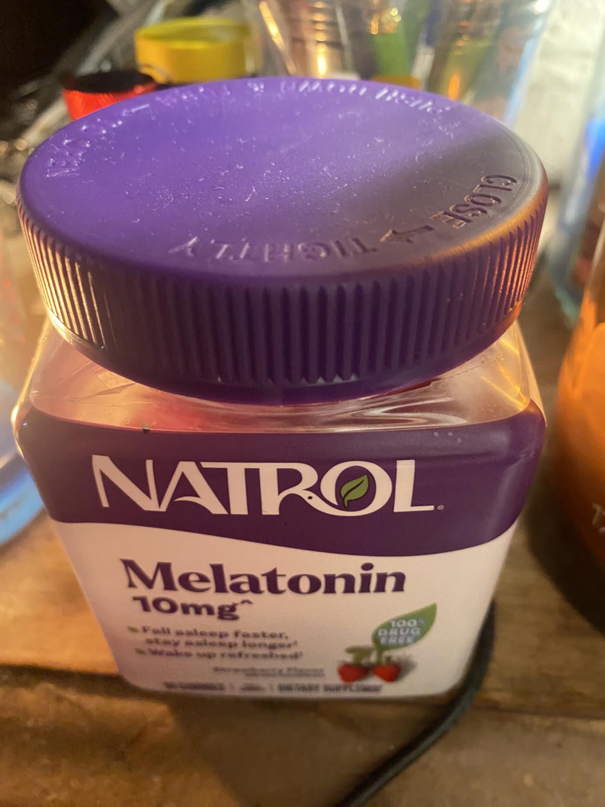 Natrol Melatonin 10 mg Gummies, Sleep Support for Adults, 90 Gummies customer photo 1