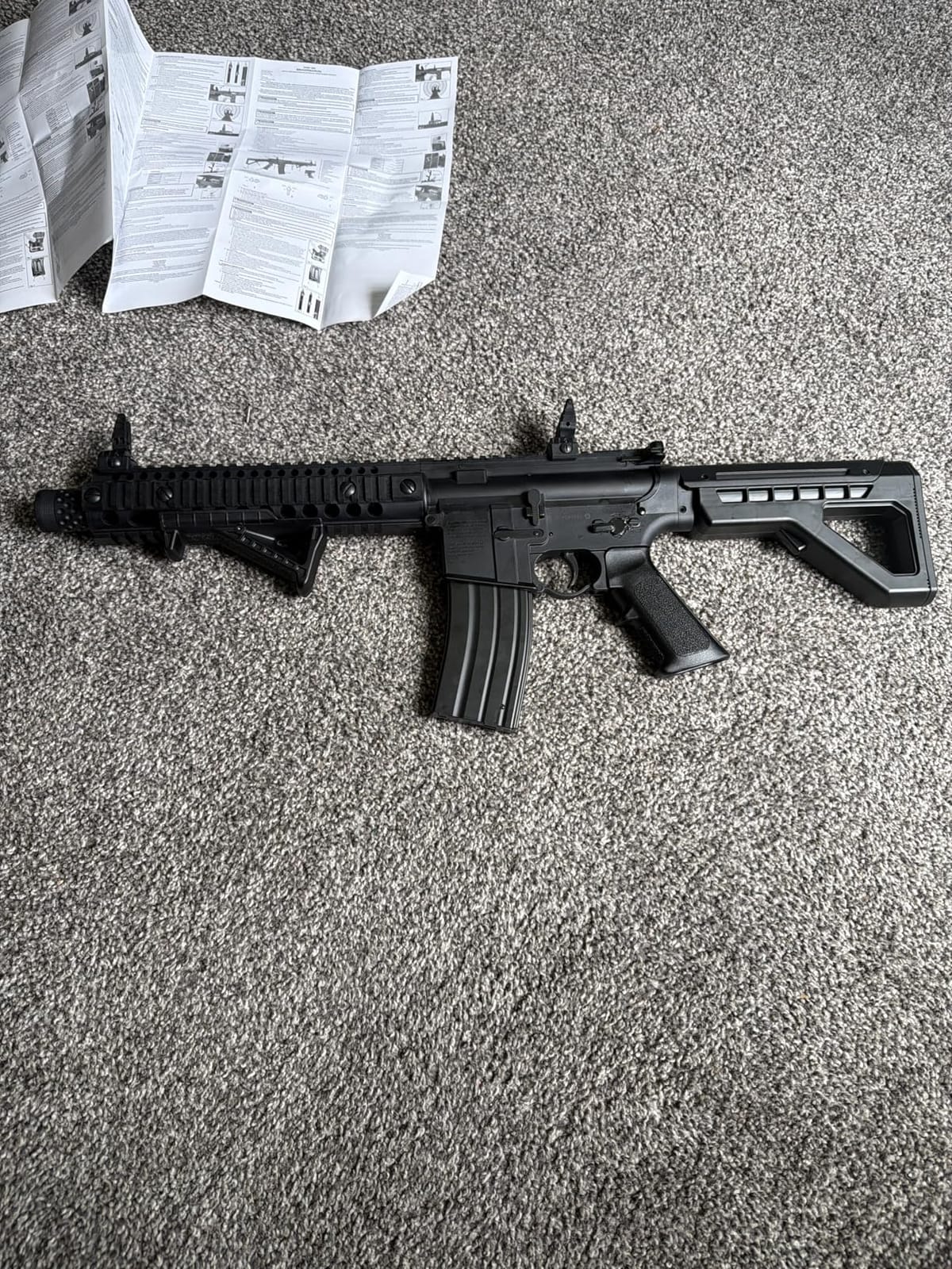 DPMS SBR CO2 BB Air Rifle - 25-Round Mag - 430 FPS - Black customer photo 2