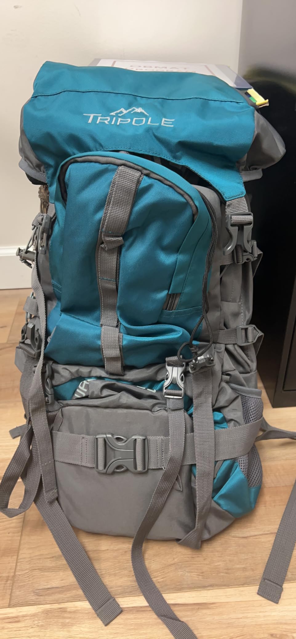 Tripole Walker 65 Litres Rucksack | Internal Frame With Metal Rod | Rain Cover | Bottom Opening | Laptop Section customer photo 2
