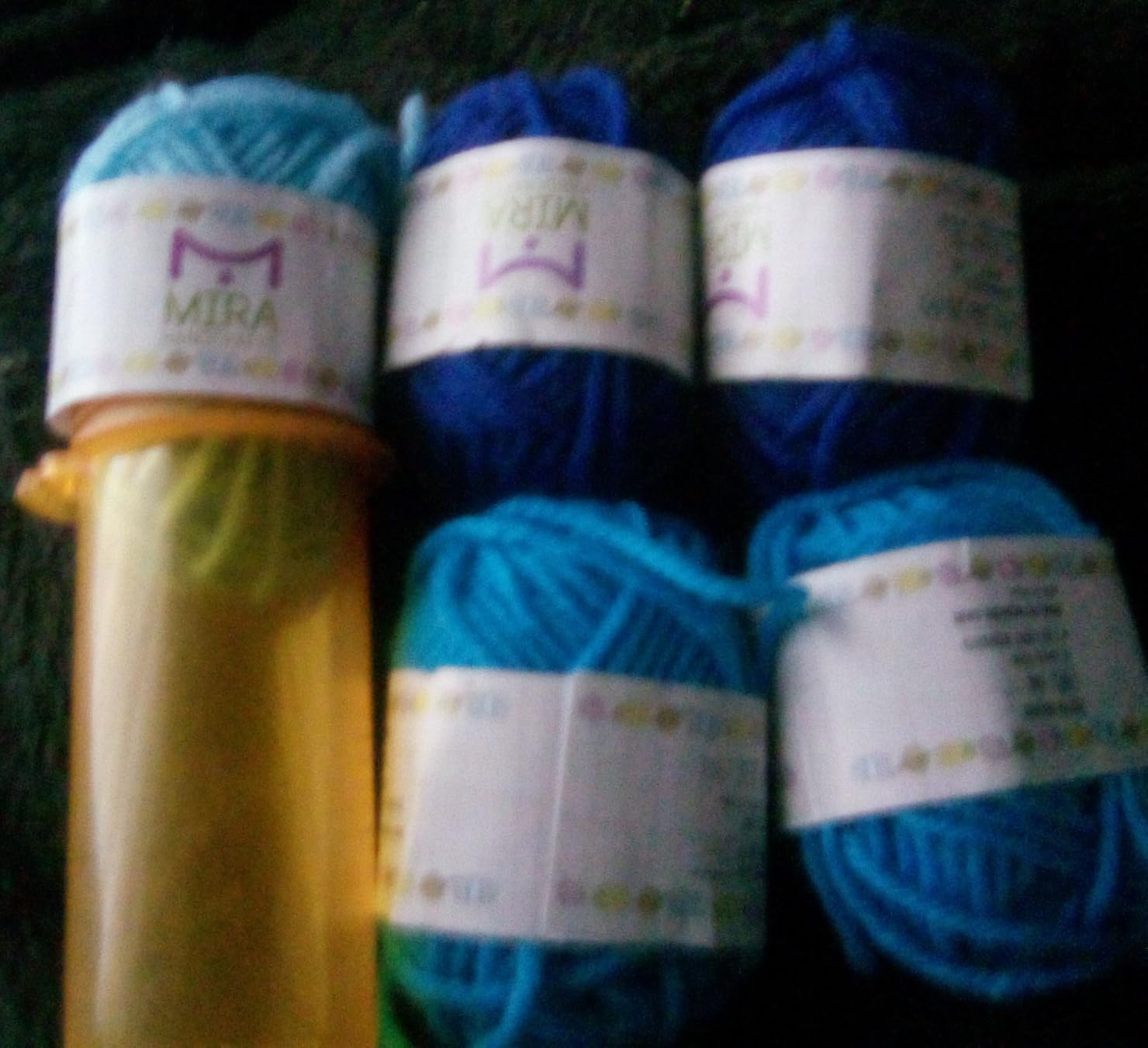 20 Acrylic Yarn Skeins - 438 Yards Multicolored Yarn in Total – Great Crochet and Knitting Starter Kit for Colorful Craft – Assorted Colors customer photo 1
