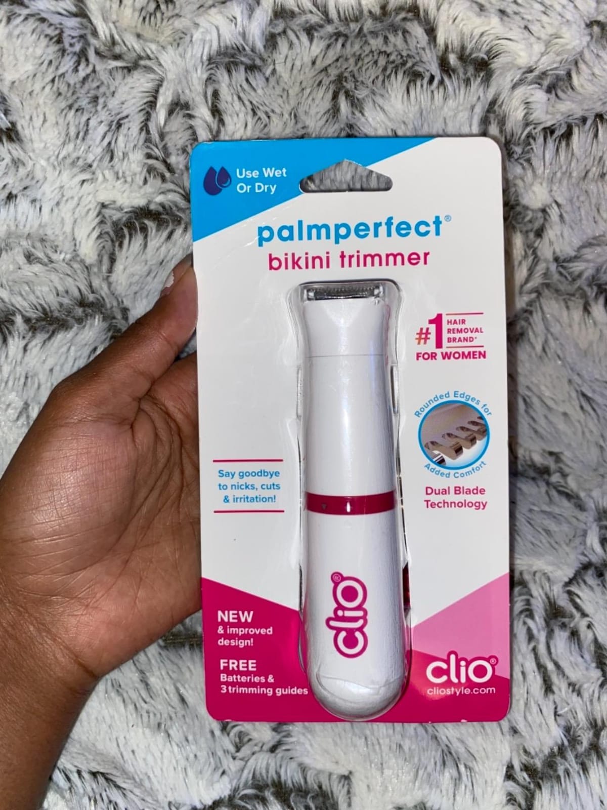 PalmPerfect Bikini Trimmer for Women, Dual Blade, Waterproof, Wet/Dry customer photo 2