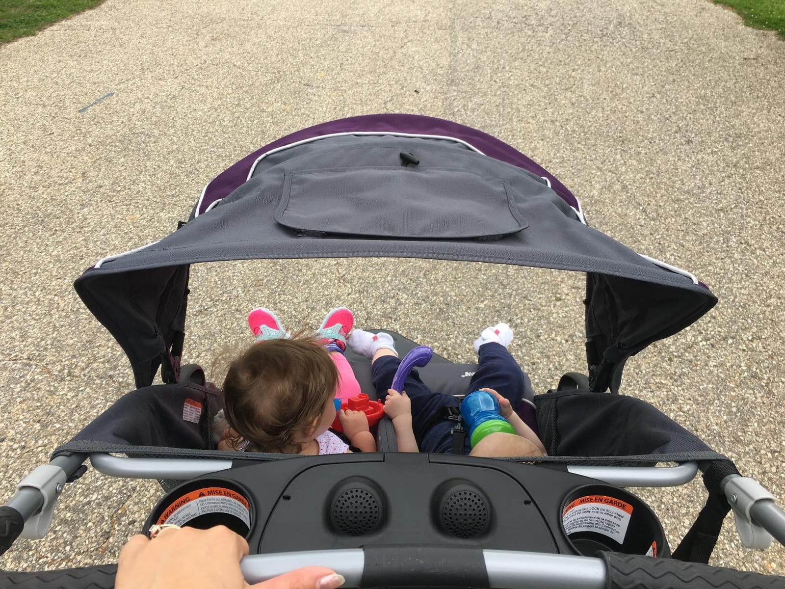 Baby Trend Expedition Double Jogger Stroller, Griffin customer photo 1