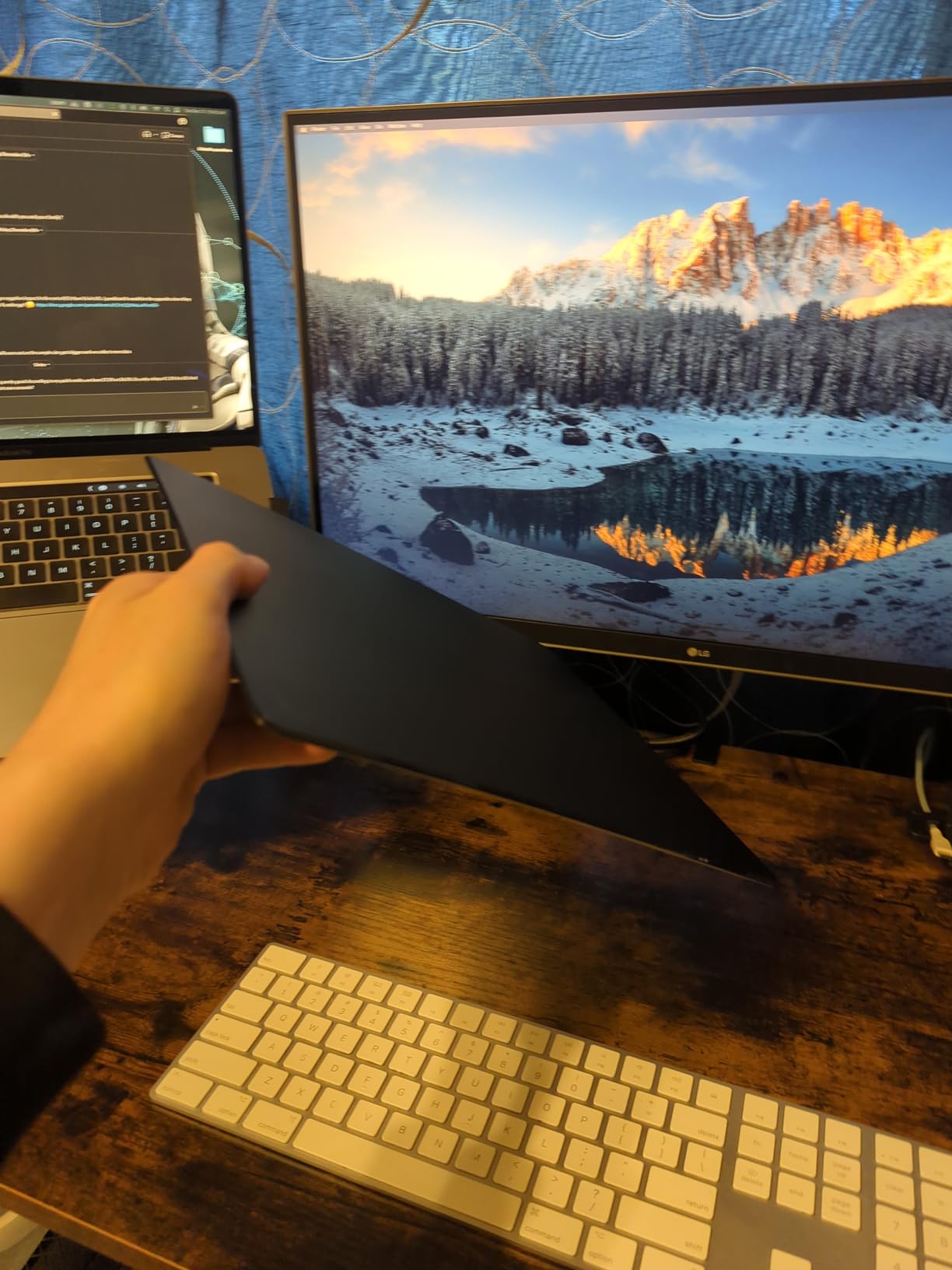 Hard Mouse Pad,Unique 3 Layers Mouse Pad with Plastic Surface,Compatible with High DPI Mice Quick Gestures Enhance Precision for Gaming and Office-Large (11.6