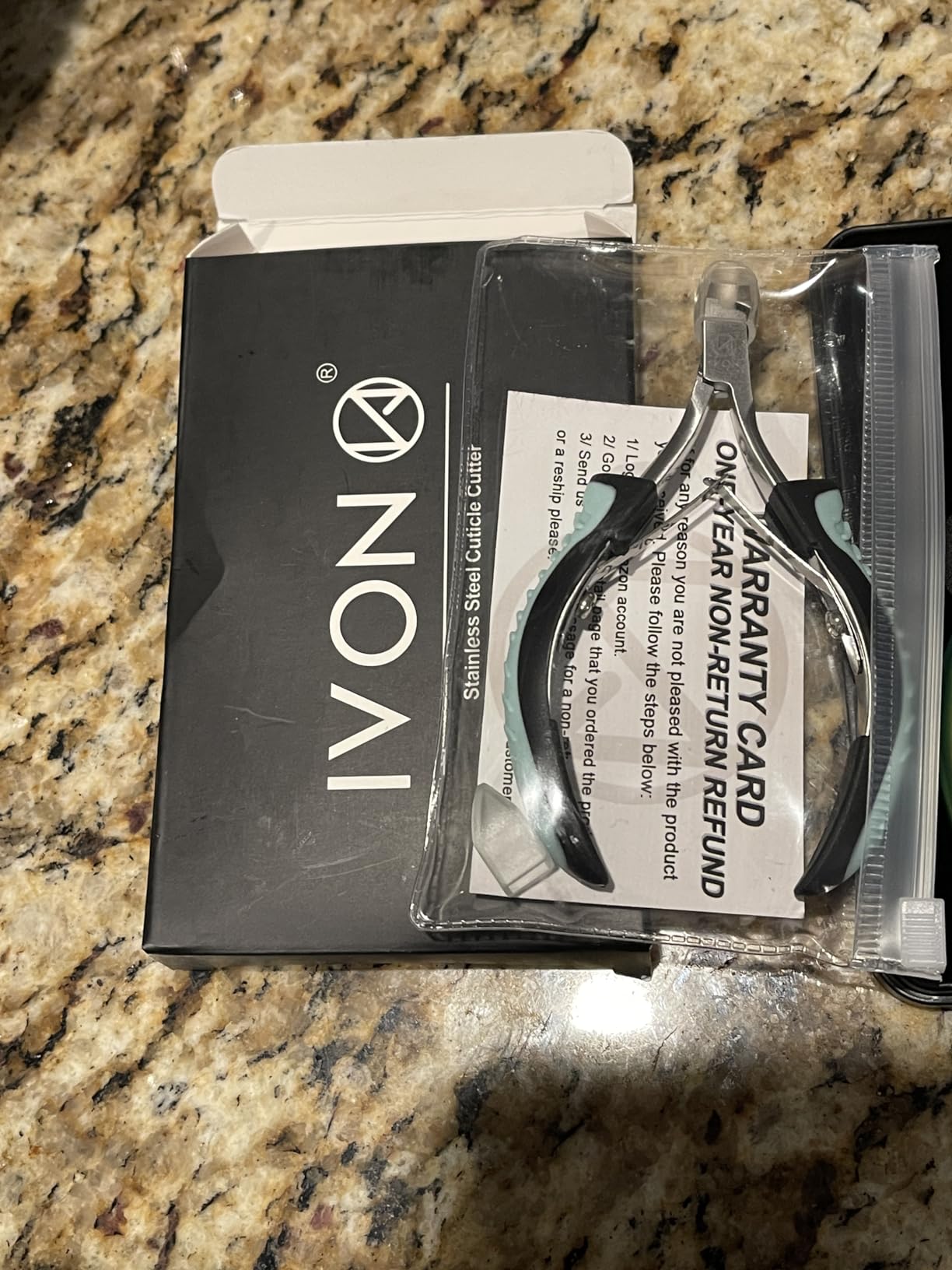 IVON Cuticle Trimmer, Non-Slip Professional Cuticle Nipper Stainless Steel Cutter customer photo 2