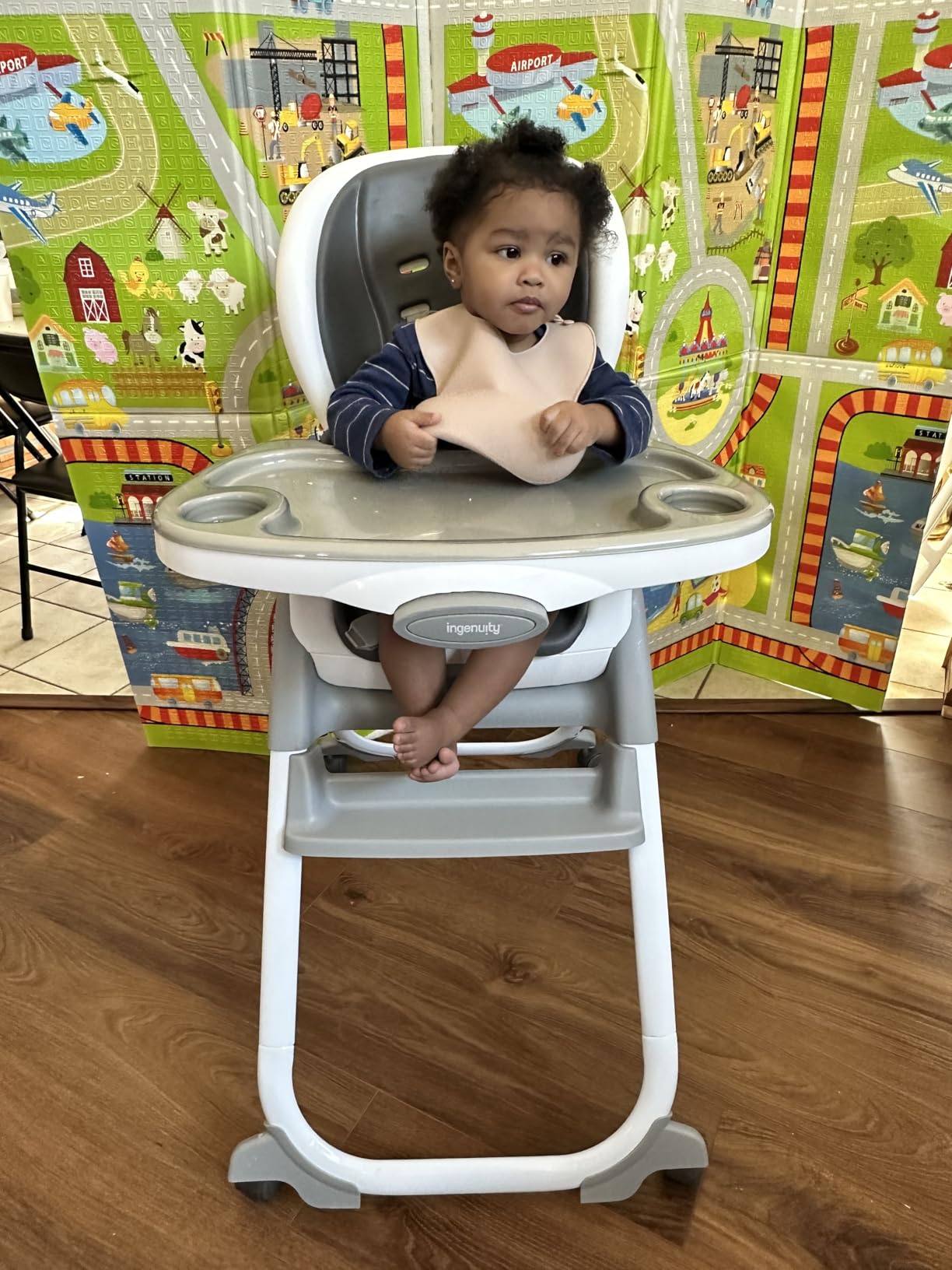 Ingenuity SmartClean Trio Elite 3-in-1 High Chair, Use 6 Months to 5 Years, Includes Dishwasher-Safe Tray, Convertible to Booster Seat & Toddler Chair customer photo 2