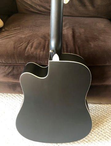 Donner Acoustic Guitar for Beginner Adult Full Size Cutaway Acustica Guitarra Bundle Kit with Free Online Lesson Bag Strap Tuner Capo Pickguard String Pick, Right Hand 41”Sunburst, DAG-1CS/DAD-160CS customer photo 1
