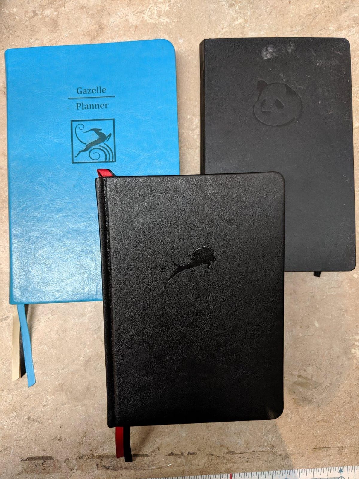 Daily Planner, Calendar & Life Organizer to Improve Time-Management, Productivity & Happiness | Vegan Leather Hardcover Notebook with Blank Dates, Undated 6 Months Hourly Planner for Men & Women, 24 Hour Agenda (Black) customer photo 1