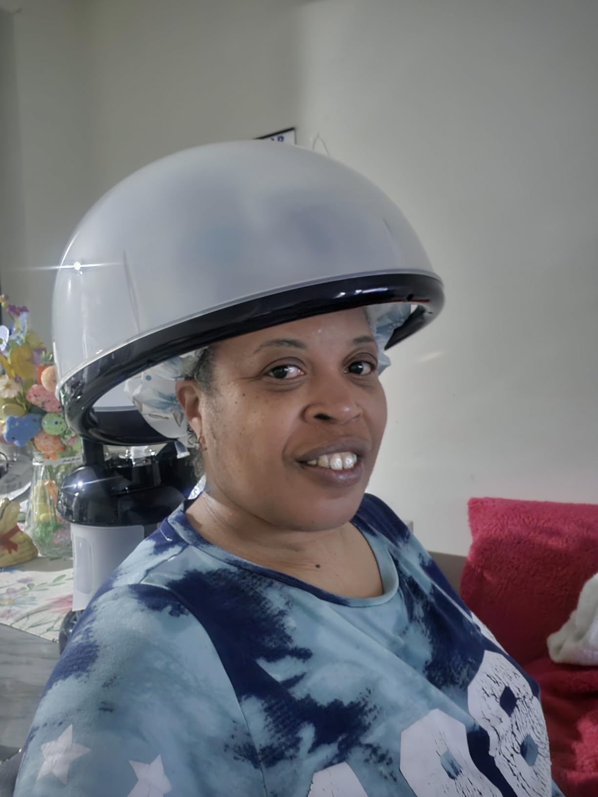 2 in 1 Hair Steamer for Natural Hair & Ozone Facial Steamer customer photo 2