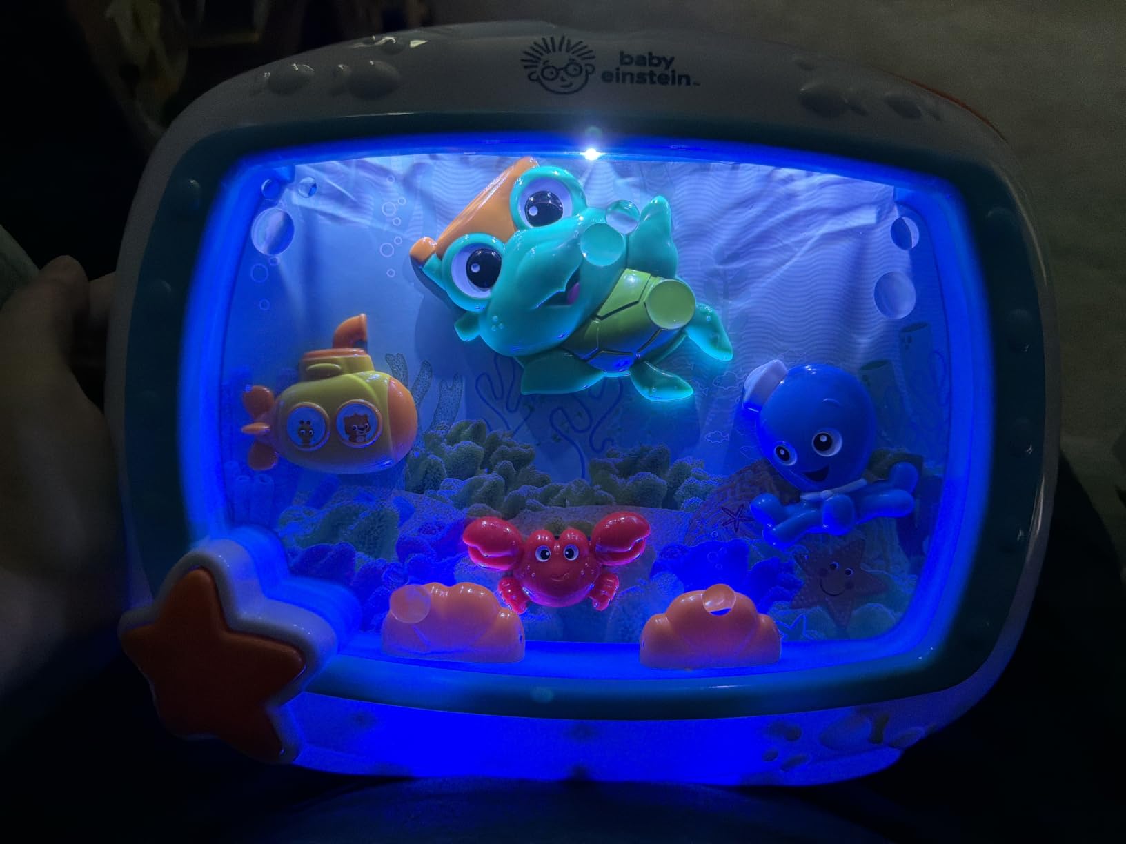 Baby Einstein Sea Dreams Soother Musical Crib Toy and Sound Machine, Newborn and up customer photo 1