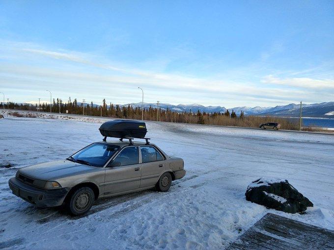 10 cu. ft. Rooftop Cargo Carrier, Weatherproof Lockable, 110 lb. Capacity customer photo 2