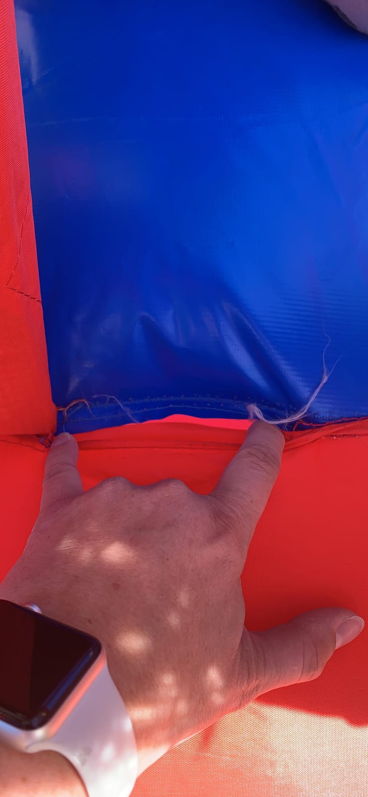 ACTION AIR [Updated Version] Bounce House, Inflatable Bouncer with Air Blower, Jumping Castle with Slide, Family Backyard Bouncy Castle, Durable Sewn with Extra Thick Material, Idea for Kids (C-9745) customer photo 2