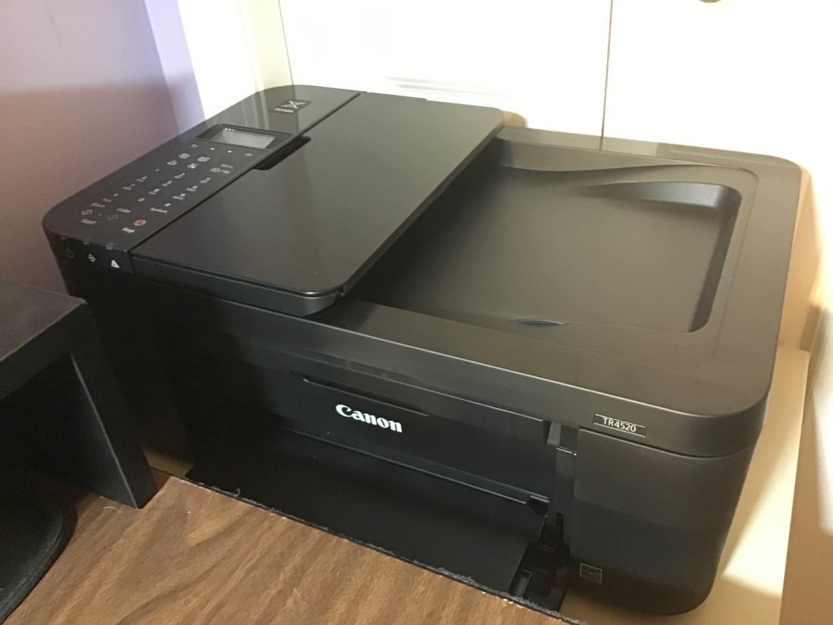 Canon PIXMA TR4520 Wireless All in One Photo Printer with Mobile Printing, Black, Works with Alexa customer photo 1