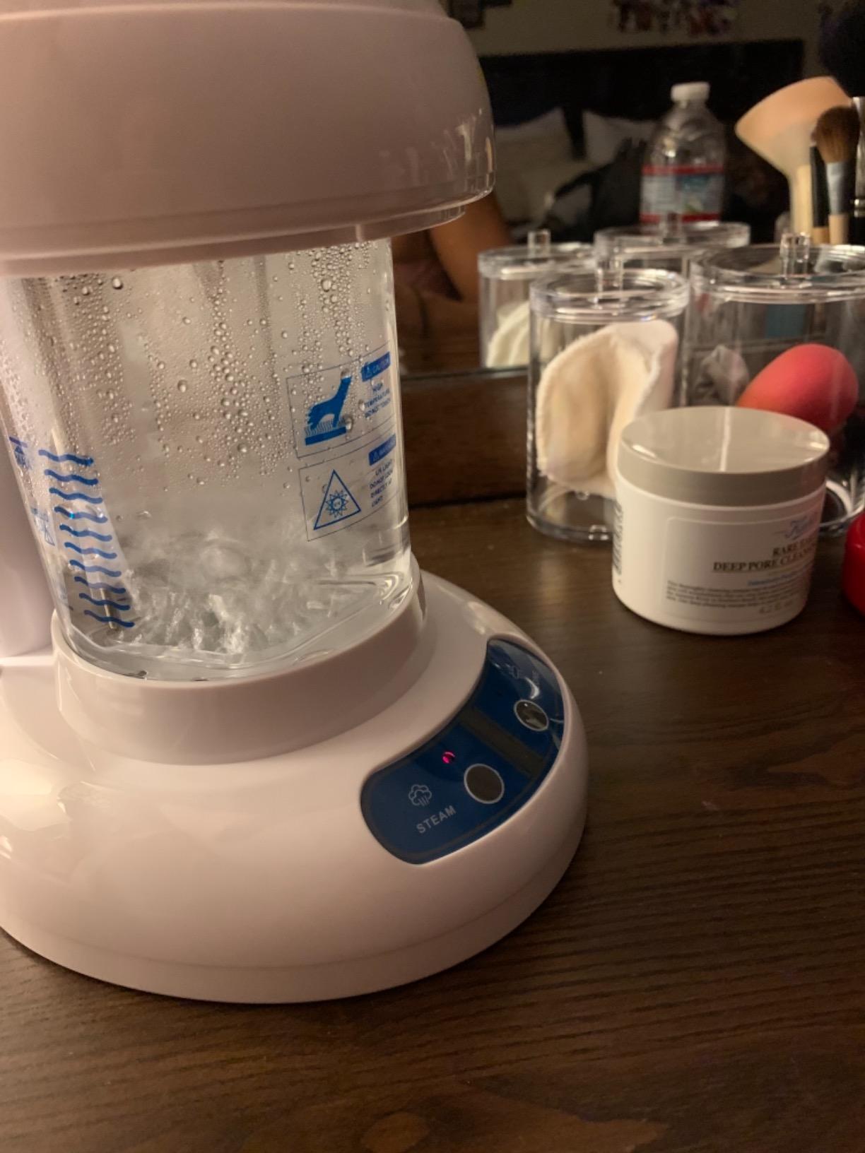 Facial Steamer, Ozone Nano Ionic Face Steamer for Deep Cleaning customer photo 1