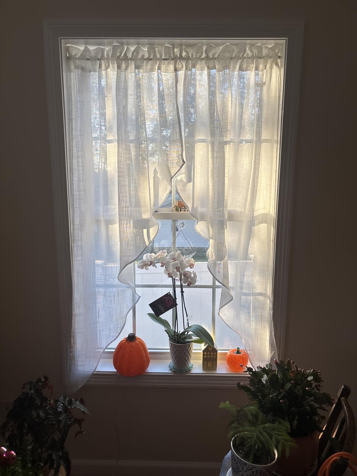 RYB HOME Short Kitchen Valances and Curtain Set for Small Windows customer photo 2
