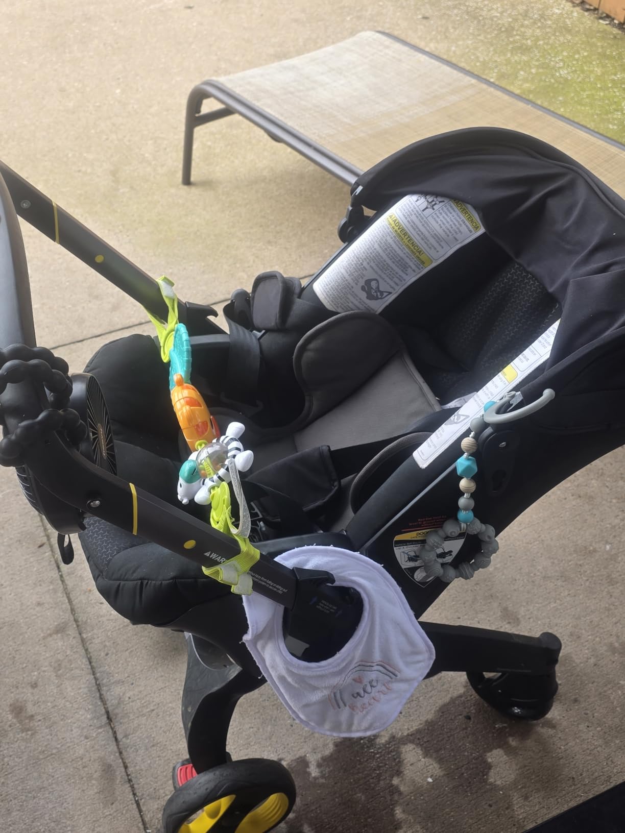 Doona Car Seat & Stroller, Nitro Black - All-in-One Travel System customer photo 2
