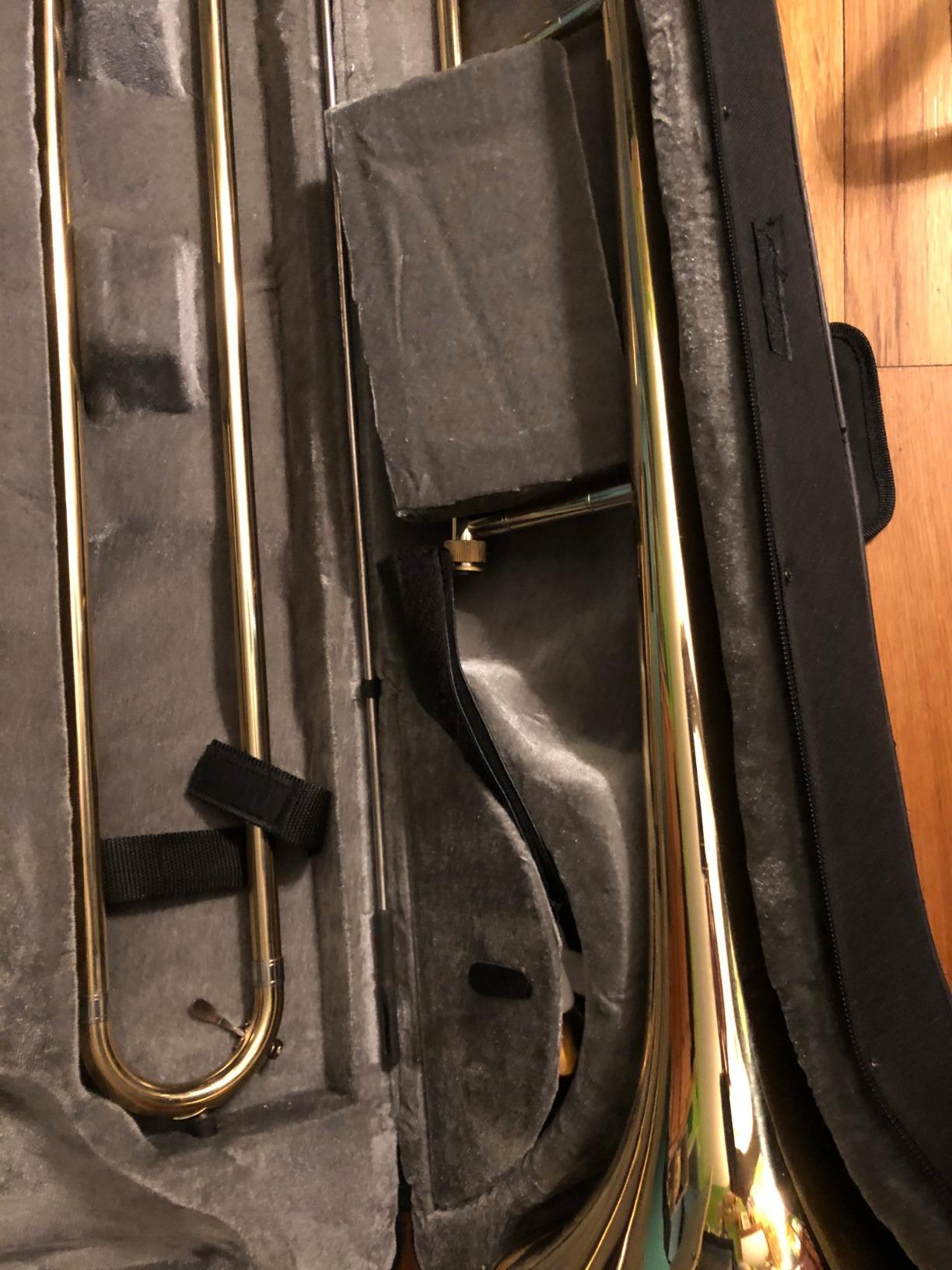 Eastar Bb Tenor Slide Trombone Beginner Student, Golden Brass Kit, ETB-330 customer photo 2