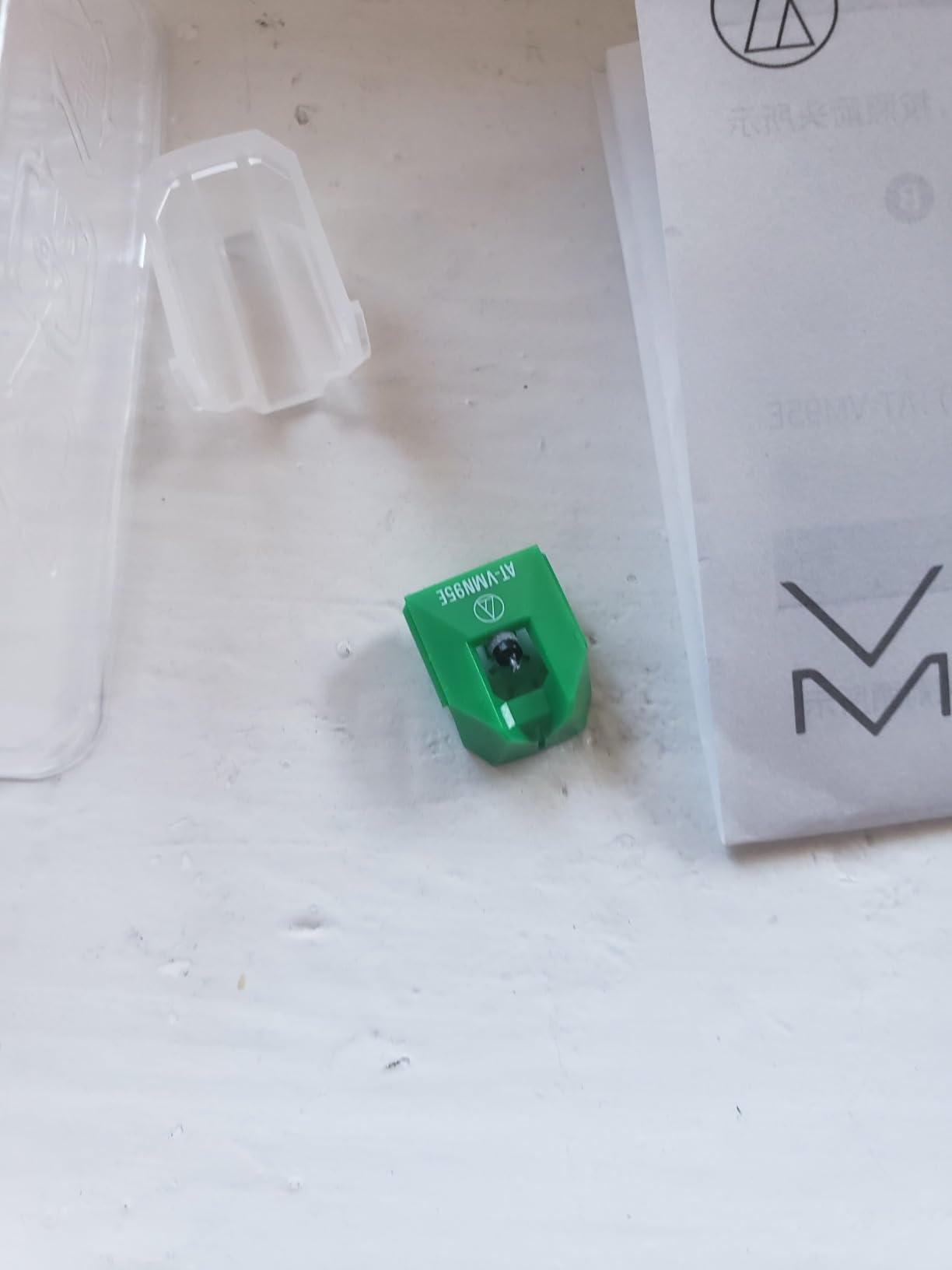 Audio-Technica AT-VMN95E Elliptical Replacement Turntable Stylus for AT-VM95 Series Cartridges, Compatible with AT-LP120X Series, AT-LP3XBT, AT-LPW40, AT-LPW50, AT-LP5X, AT-LP8X, Green customer photo 2