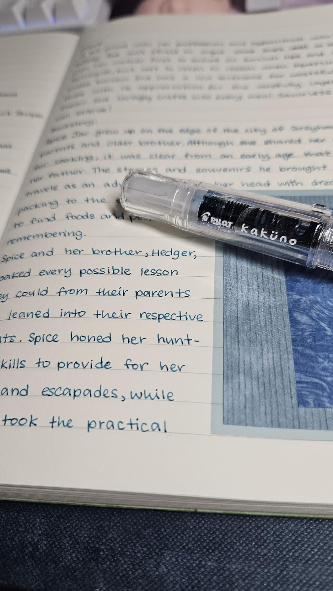 PILOT Kakuno Fountain Pen, Clear Barrel, Medium Nib 0.5mm customer photo 2